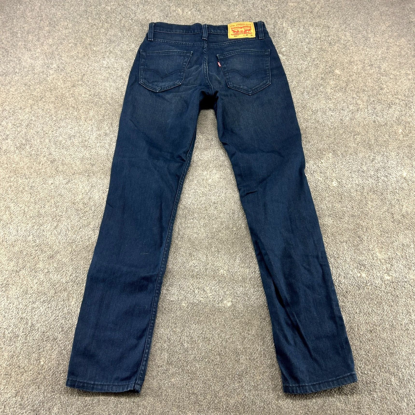 Levi's Levi's 511 Jeans Mens 29x32 Blue Skinny Leg Slim Fit Dark Wash Stretch Denim Size US 29 - 5 Thumbnail