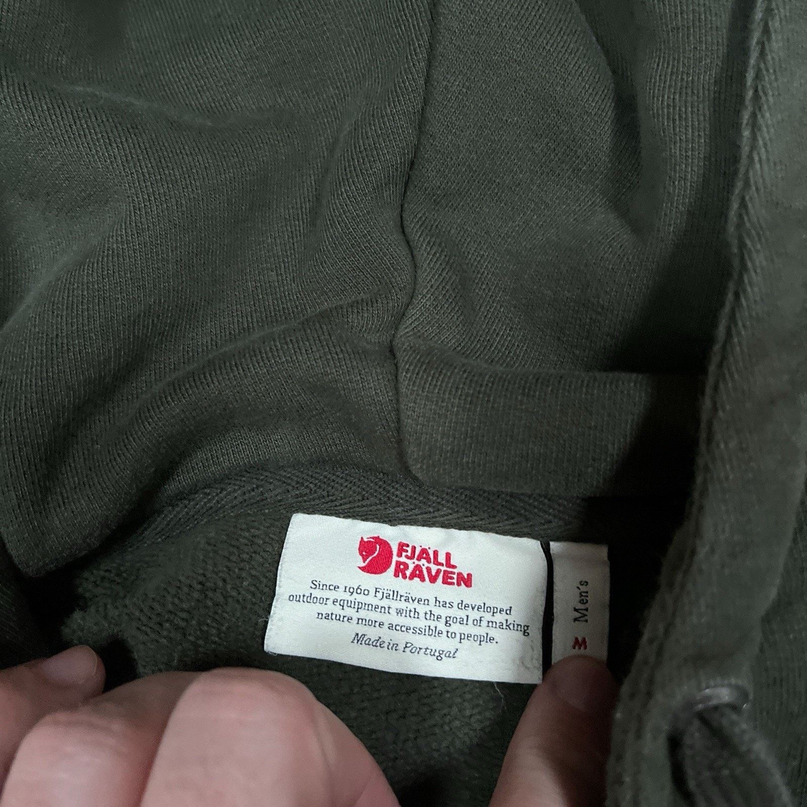 Fjallraven Fjallraven Logo Hoodie Green Pullover Sweatshirt Logo 84144 Size US M / EU 48-50 / 2 - 3 Thumbnail