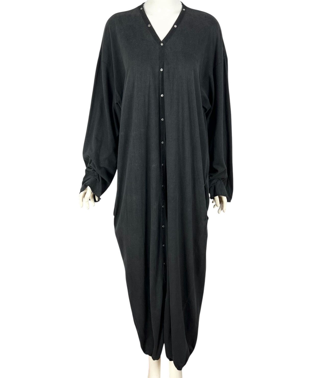 Yohji Yamamoto Vintage 80s Yohji Yamamoto Super Blue Dress Size L / US 10 / IT 46 - 17 Thumbnail