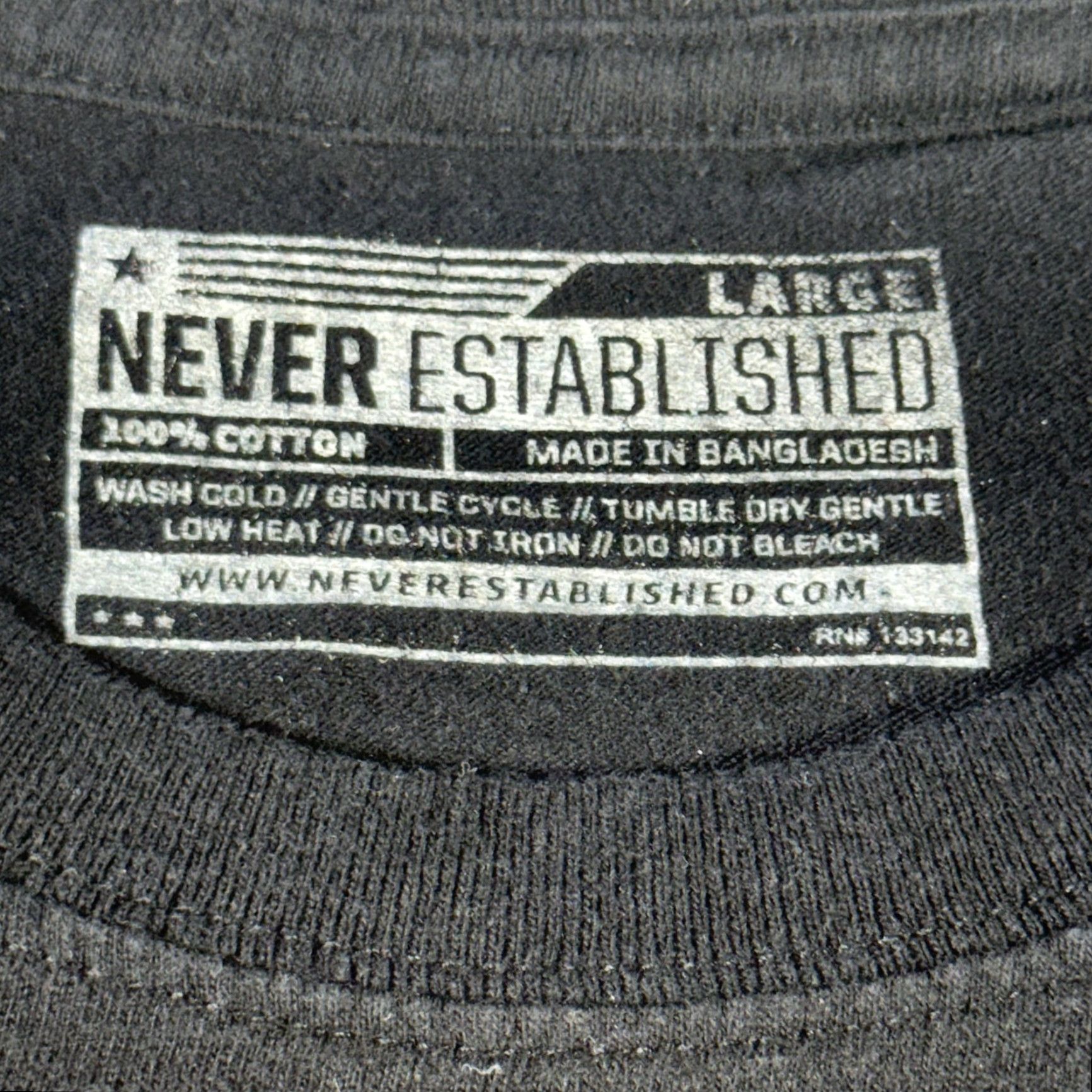 Vintage Never Established Shirt Mens Large Dont Tread On Me Snake Graphic Tee Patriotic Size US L / EU 52-54 / 3 - 7 Thumbnail