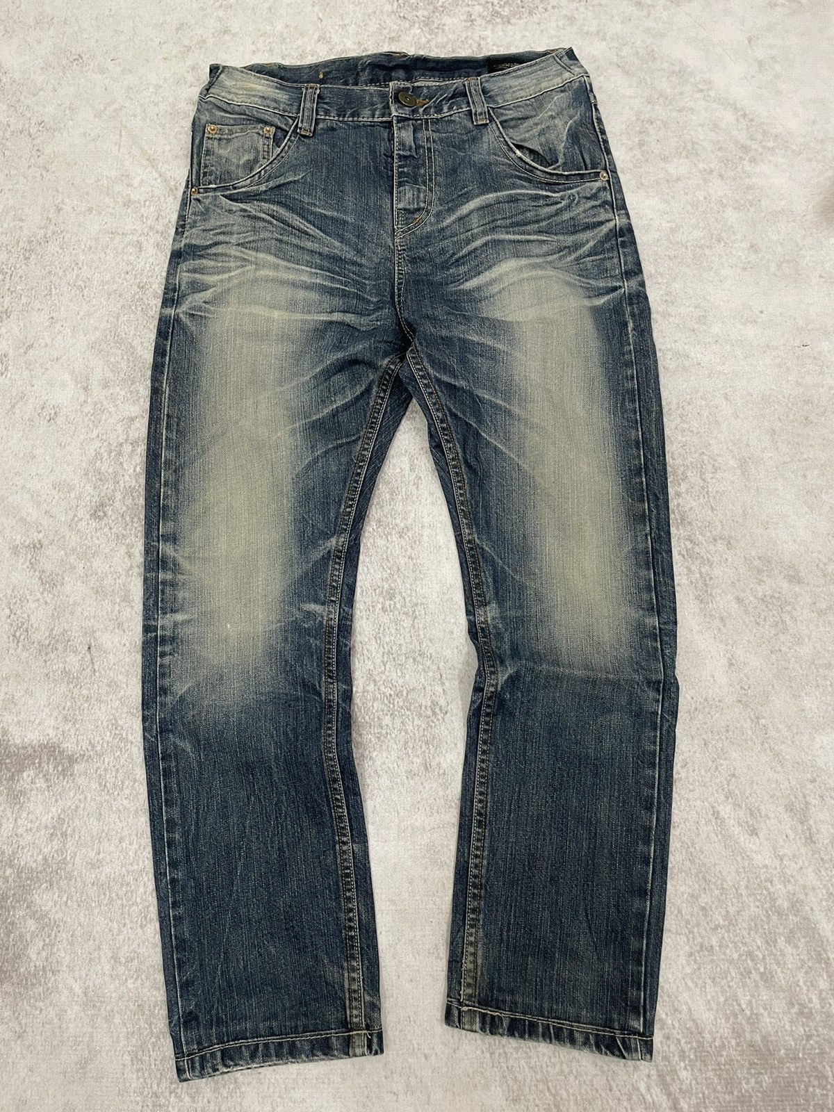 Hysteric Glamour × If Six Was Nine × Le Grande Bleu (L.G.B.) 2000s snm japan apee paint wash denim y2k style Size US 30 / EU 46 - 4 Thumbnail