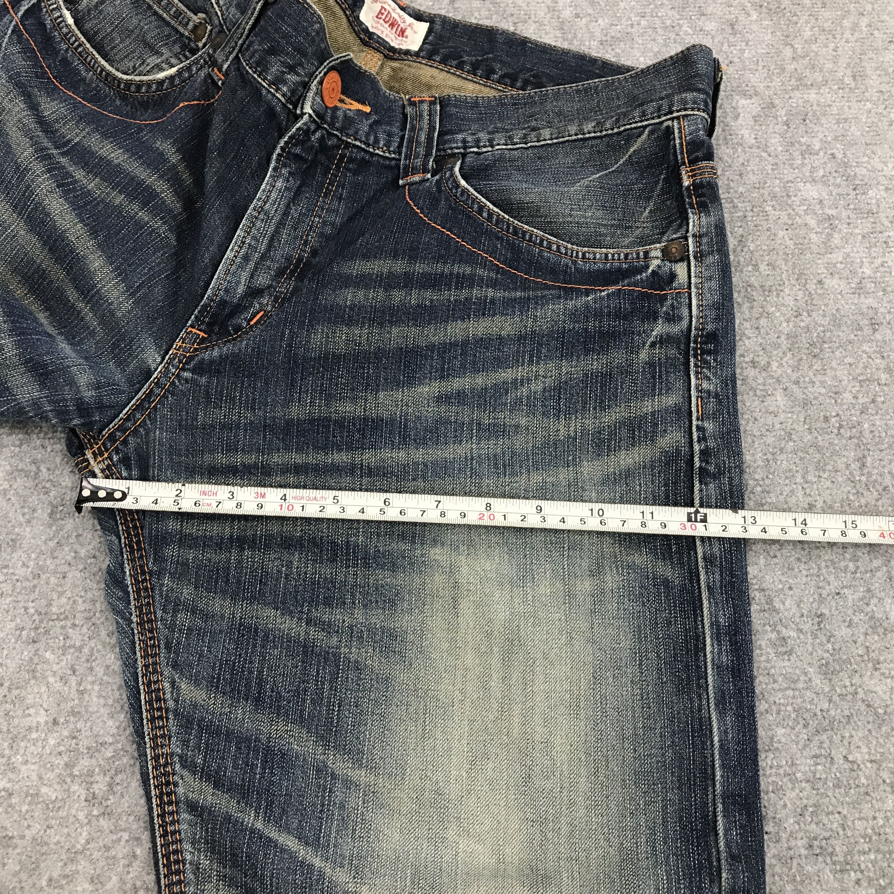 Edwin JAPAN EDWIN DISTRESSED JEAN PANTS Size US 34 / EU 50 - 8 Thumbnail