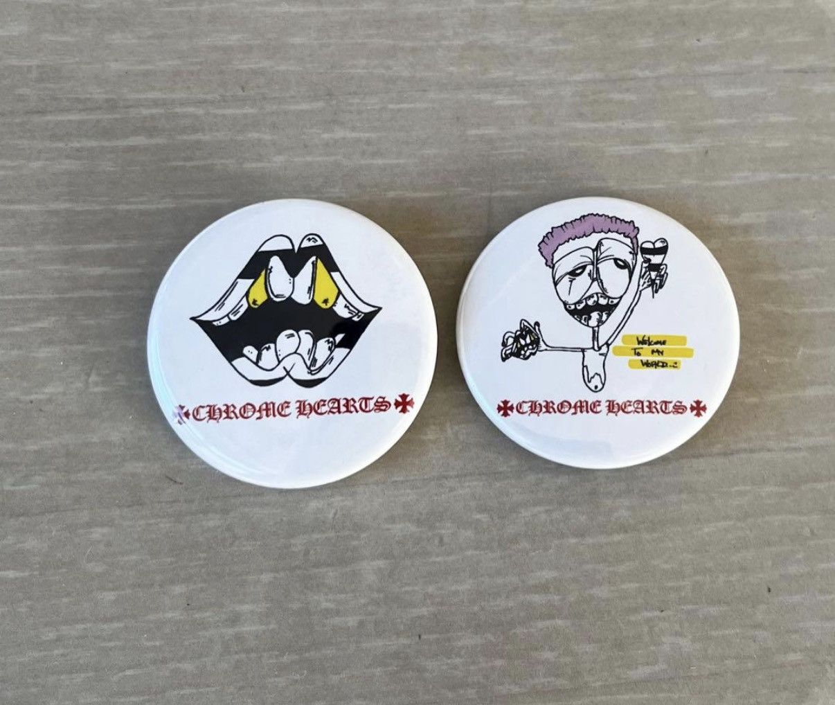 Chrome Hearts Chrome Hearts Matty Boy Badge set Size ONE SIZE - 1 Thumbnail