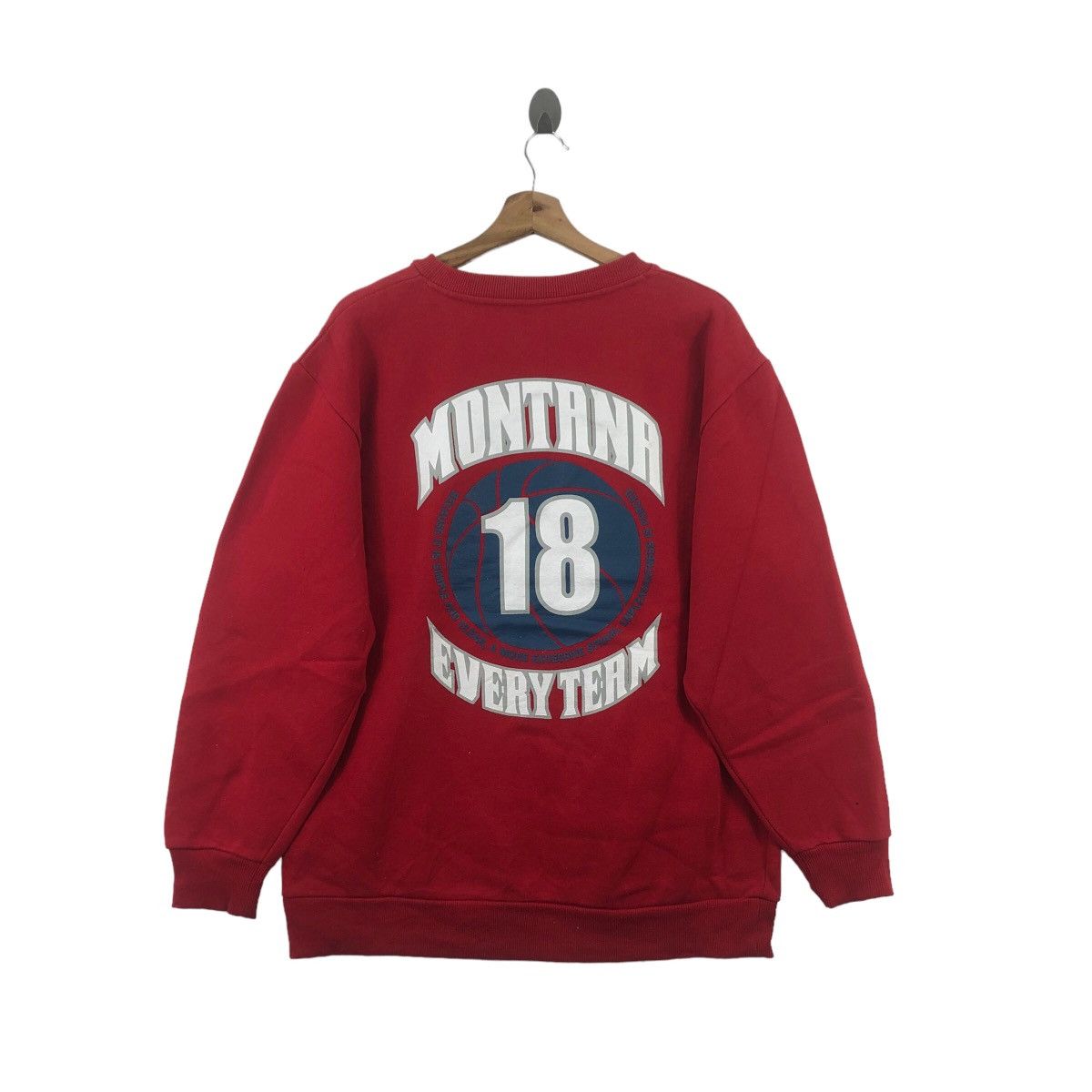 Vintage Vintage NEW YORK MONTANA K Of N Every Team Sweatshirt Size US L / EU 52-54 / 3 - 3 Thumbnail