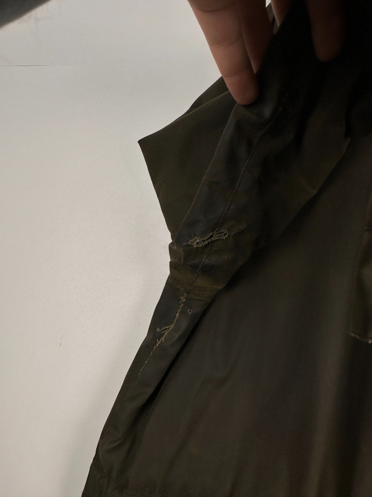 Barbour Ladies Barbour Mull Wax Hooded Green Waxed Jacket SizeUS 10 Size L / US 10 / IT 46 - 5 Thumbnail