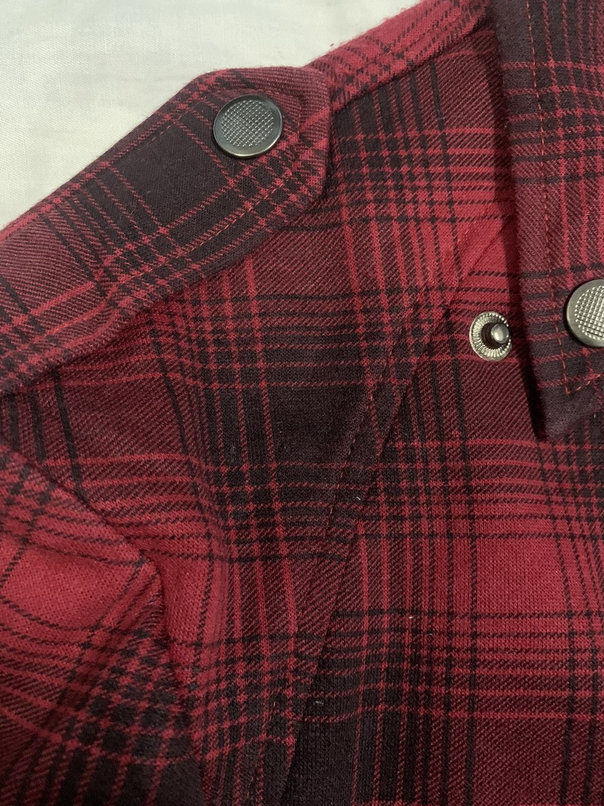 14th Addiction Vintage Japanese Brand Plaid Tartan Punk Biker Jacket Size US M / EU 48-50 / 2 - 6 Thumbnail