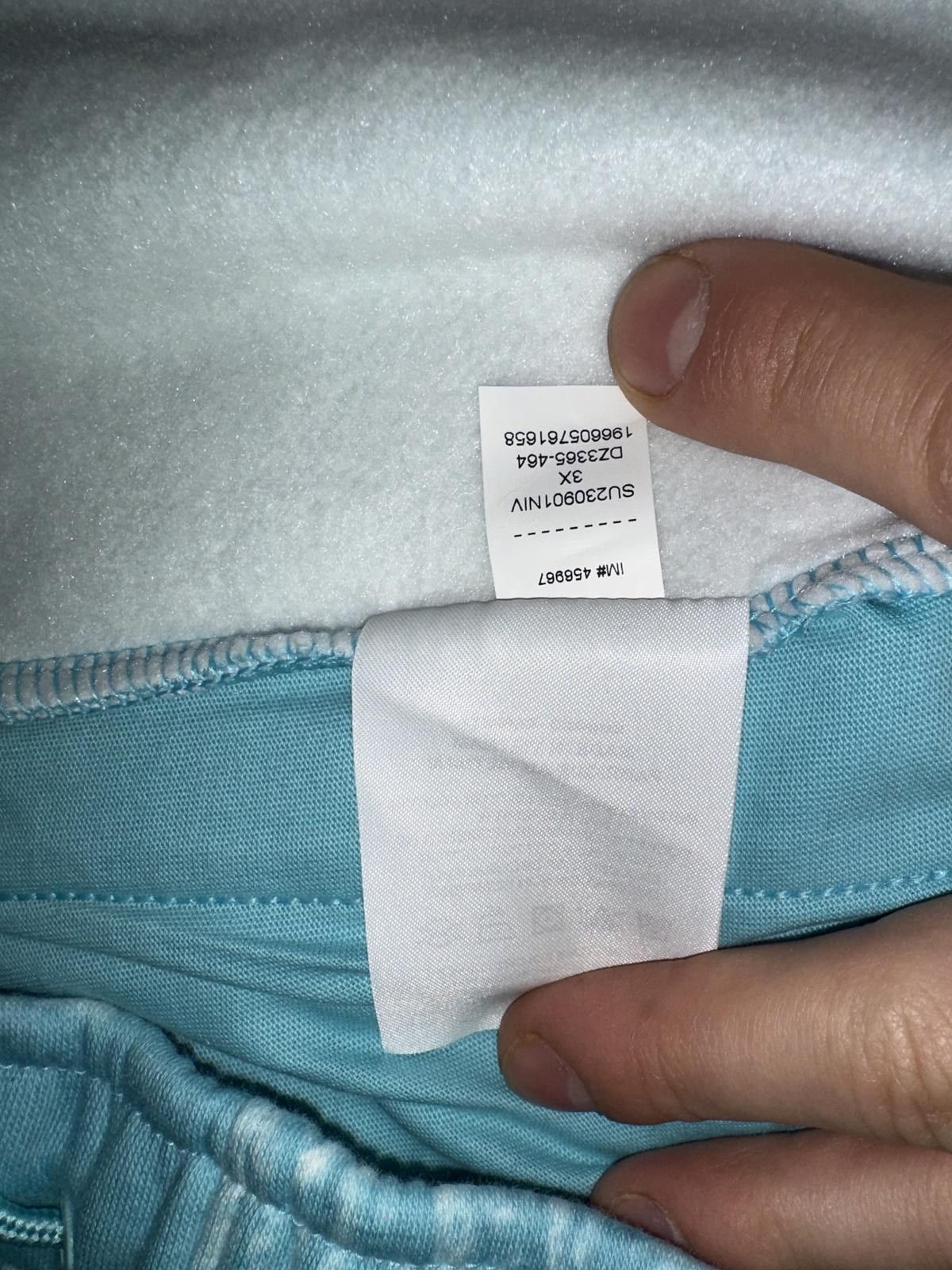 Jordan Brand Jordan "Artist Series by Parker Duncan Fleece Short" W - Bleached Aqua Size 42" / US 20 - 10 Thumbnail
