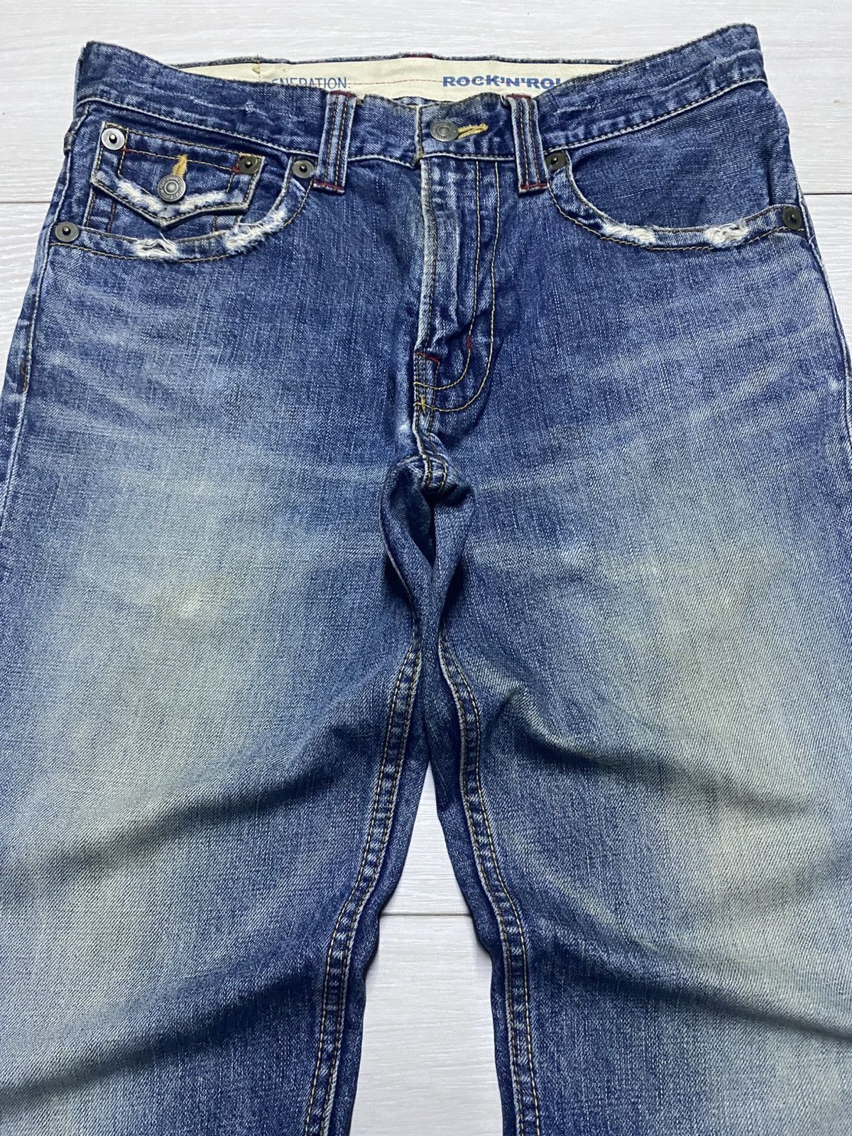PPFM × The Smiths Vintage Perfomance Ppfm Custom Distressed Jeans Size US 32 / EU 48 - 3 Thumbnail