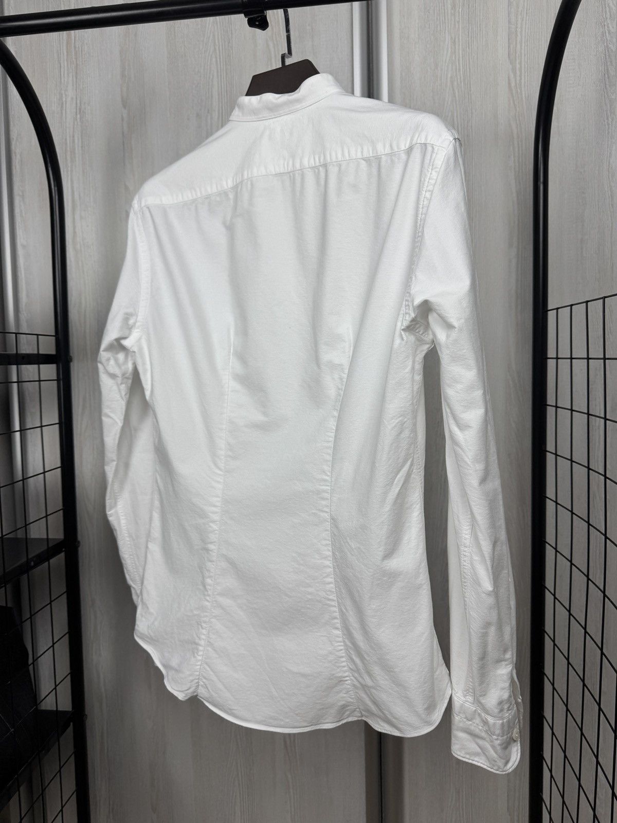 Suitsupply Suitsupply white half button collarless slim fit shirt Size US M / EU 48-50 / 2 - 7 Thumbnail