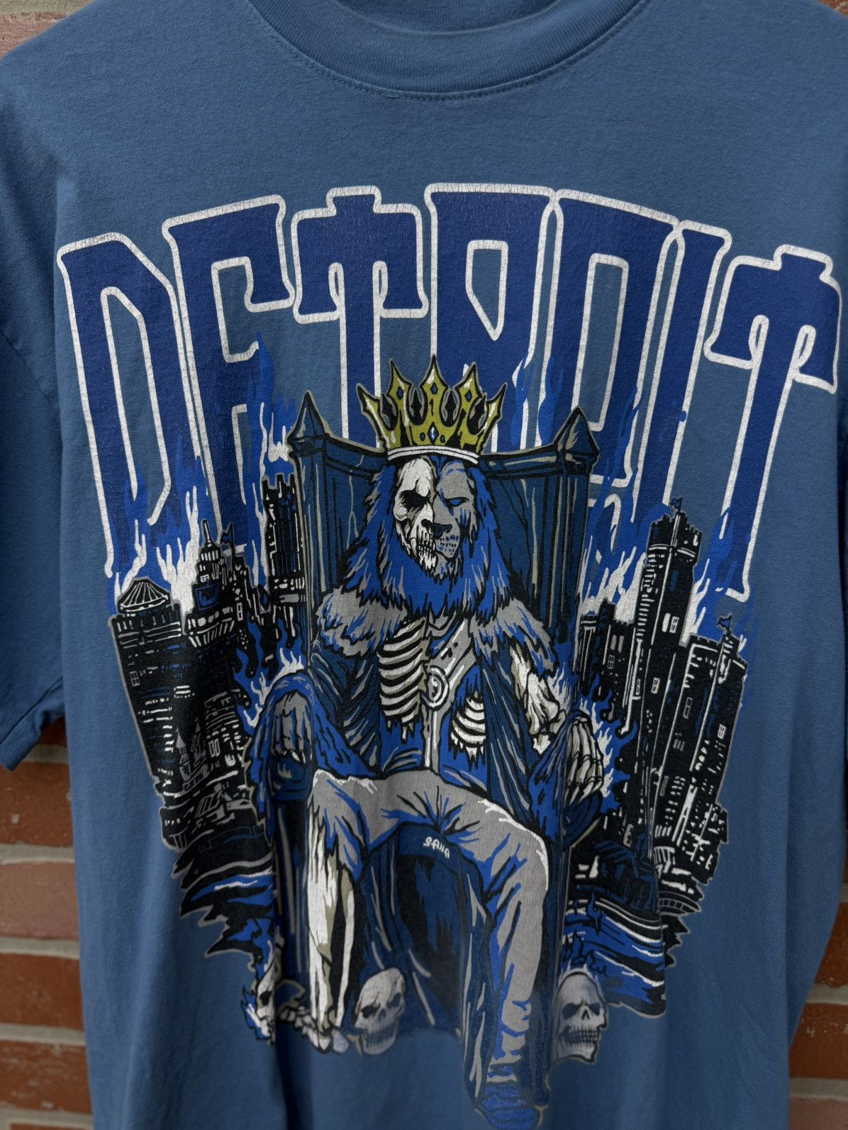 SANA Sana Detroit Lions Men’s Tee Shirt Size Large Pre Owned 🧼 Size US L / EU 52-54 / 3 - 4 Thumbnail