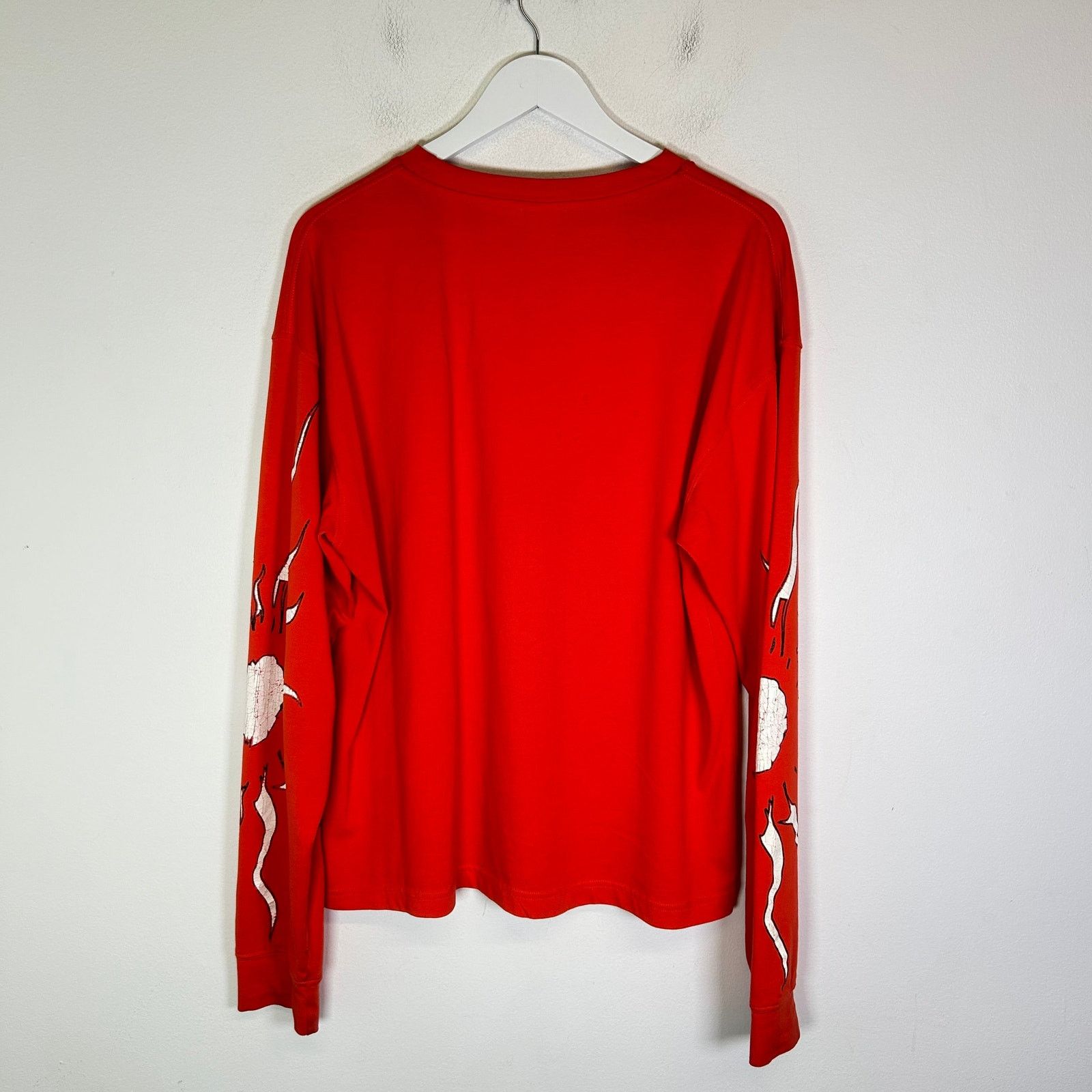 Vale Vale Orange Valley Flame Longsleeve Size US L / EU 52-54 / 3 - 2 Thumbnail