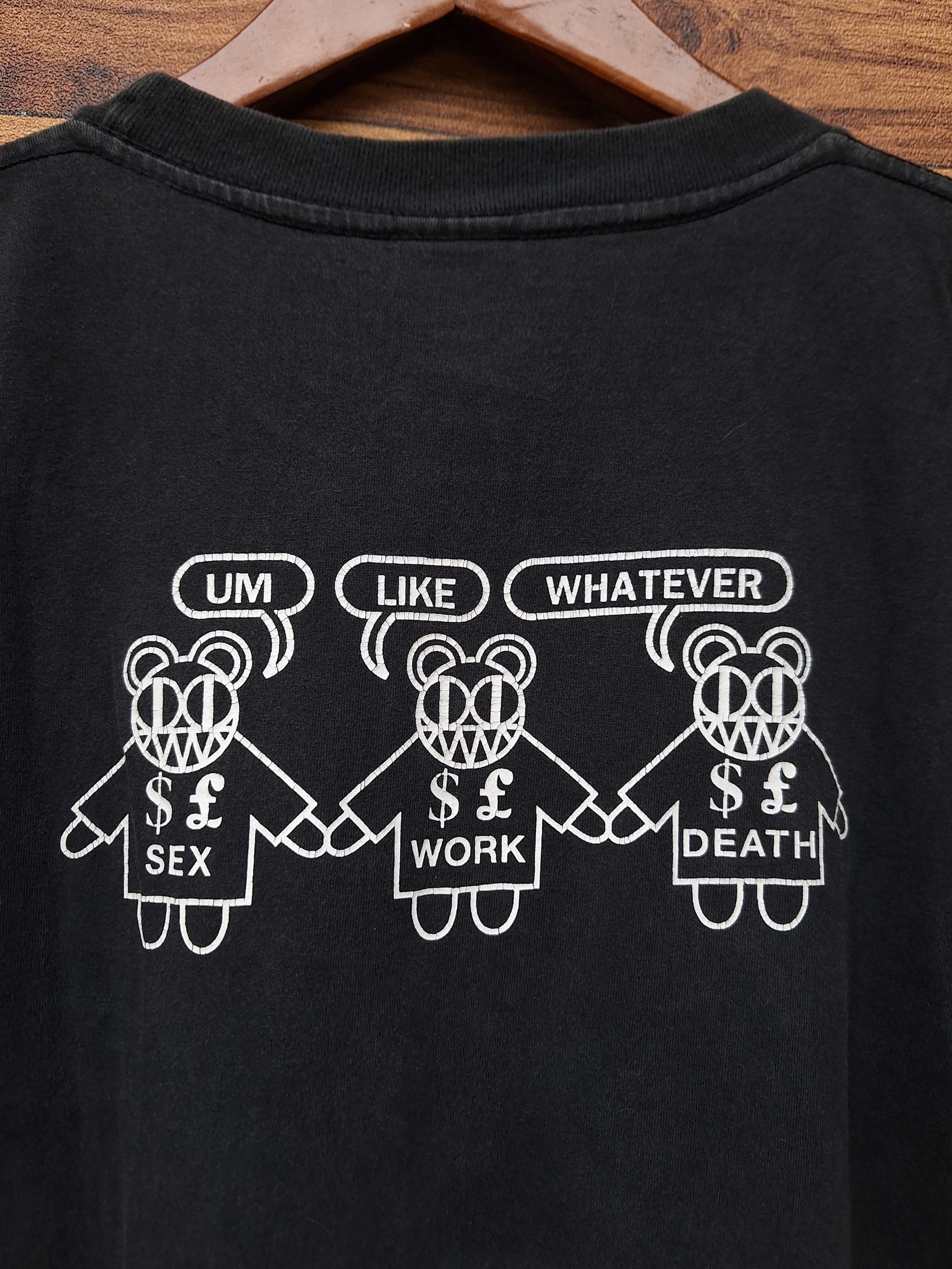 Band Tees Vintage Radiohead 90s stanley donwood pablo honey kid a tee Size US L / EU 52-54 / 3 - 7 Thumbnail
