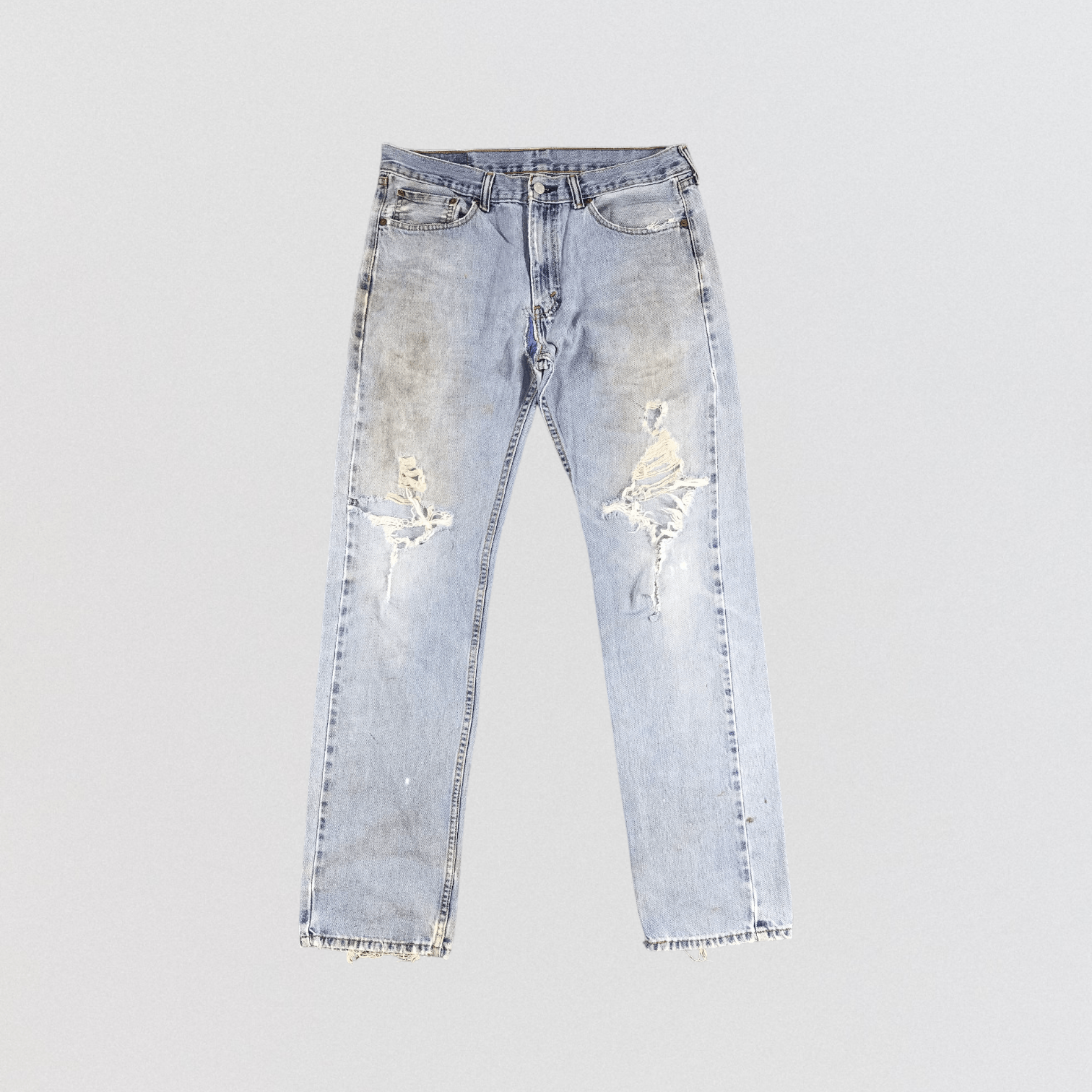 image of Distress Levis Jeans-Jm1312 in Blue, Men's (Size 34)