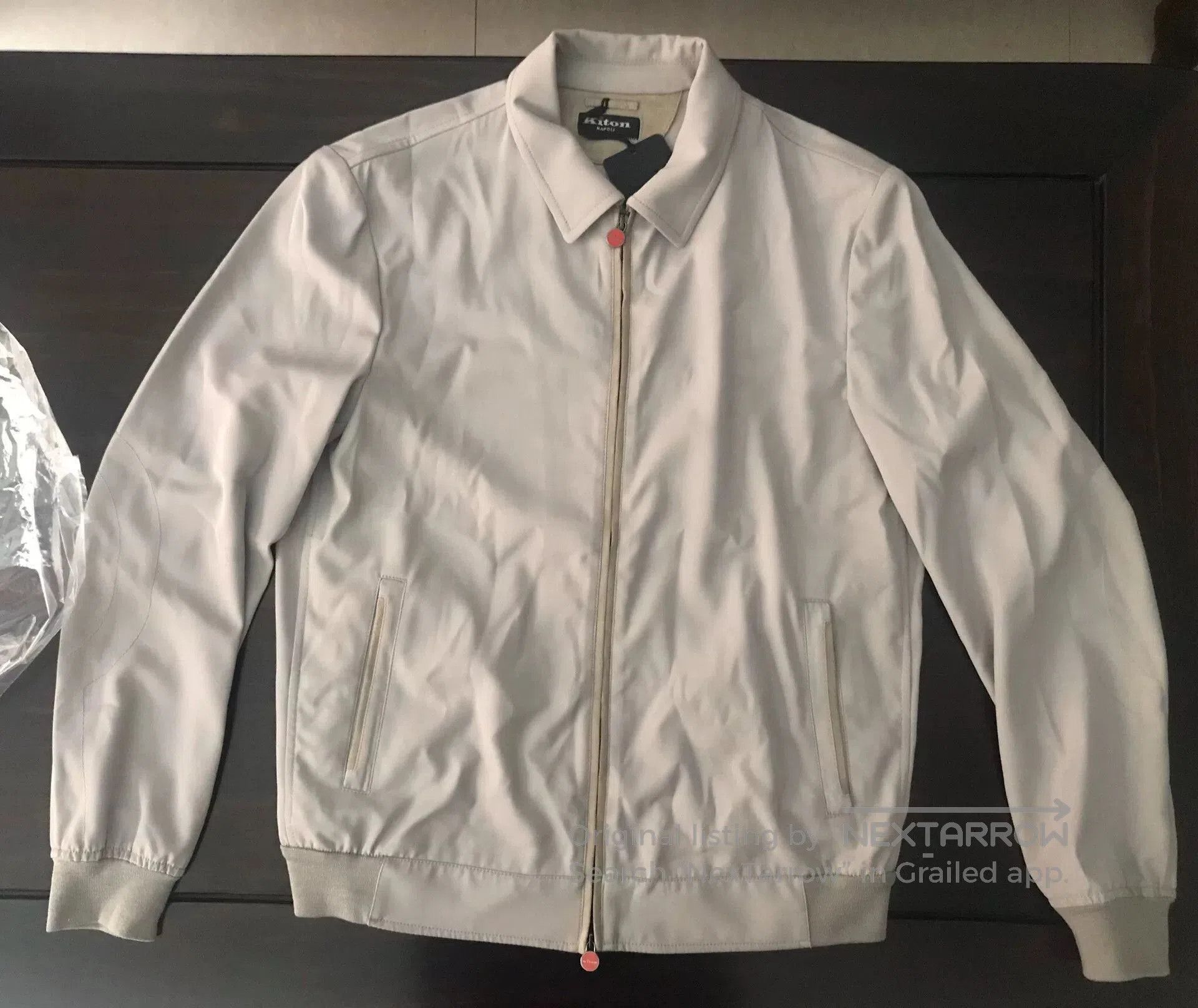 Kiton kiton wool blend lightweight jacket in beige. Size US L / EU 52-54 / 3 - 1 Thumbnail