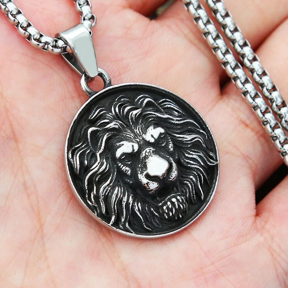 Jewelry × Vintage Lion Pendant Necklace Size ONE SIZE - 1 Thumbnail