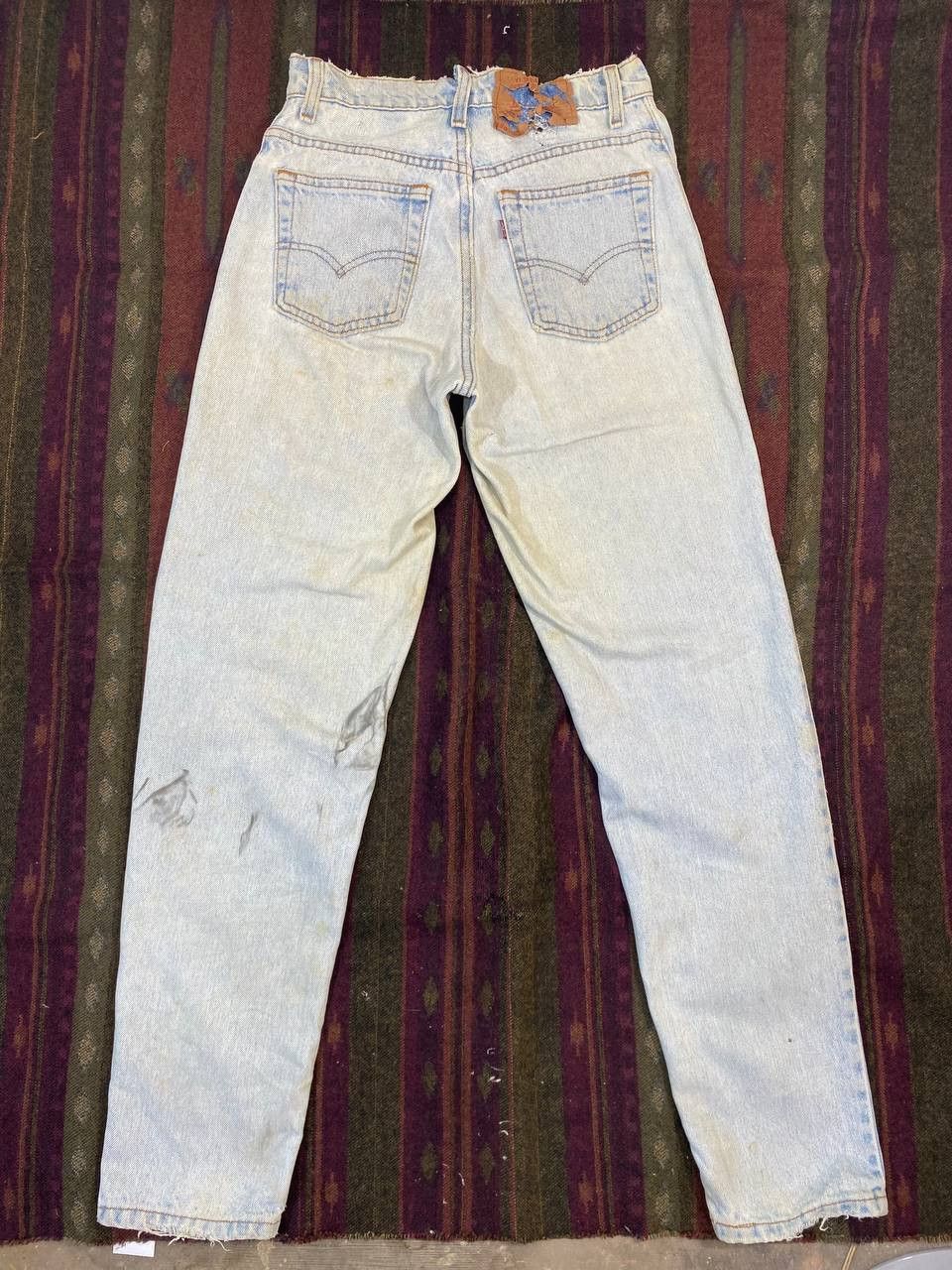 Levi's vintage levis 550 light wash relaxed fit tapered leg denim Size US 28 / EU 44 - 8 Thumbnail