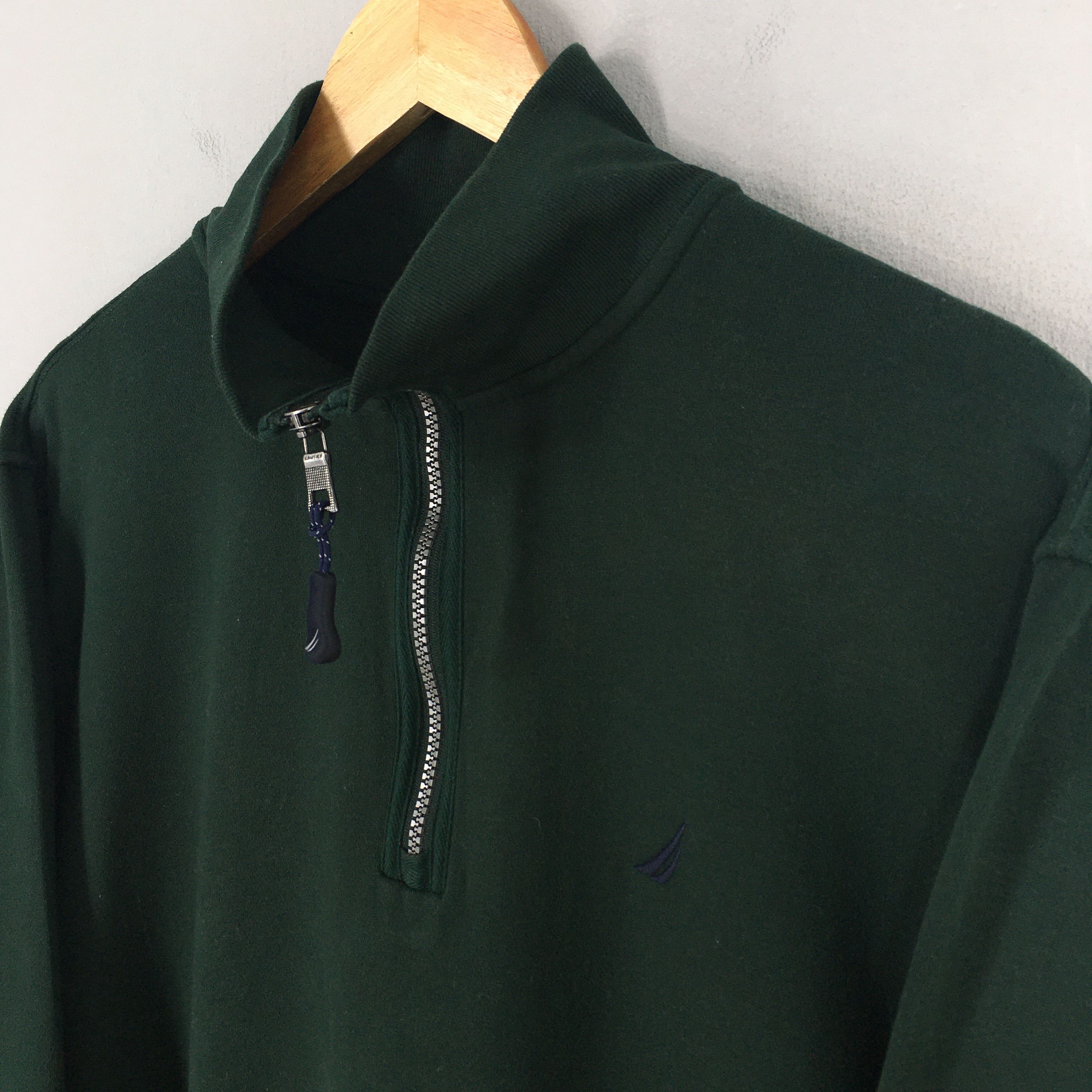 Nautica Vintage Nautica Green Sweatshirt Large Size US L / EU 52-54 / 3 - 2 Thumbnail
