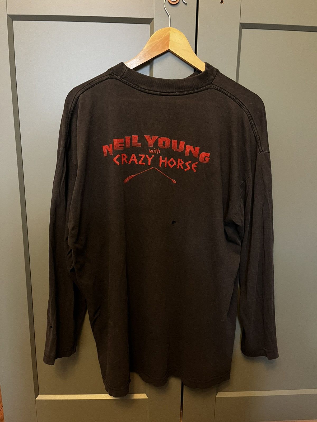 Vintage Neil Young with Crazy Horse rare vintage Size US XL / EU 56 / 4 - 2 Thumbnail
