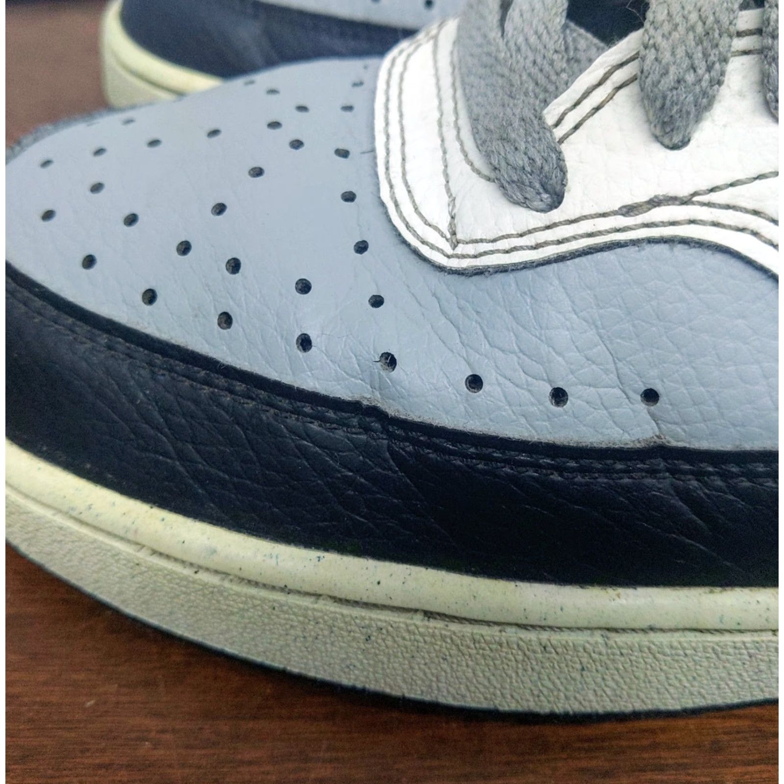 Nike Nike Court Vision Next Nature Mid Top Light Smoke Grey Sail - Size 9 (US) Mens Sneaker, Gray Nike Court Vision, 2022 Release Size US 9 / EU 42 - 5 Thumbnail