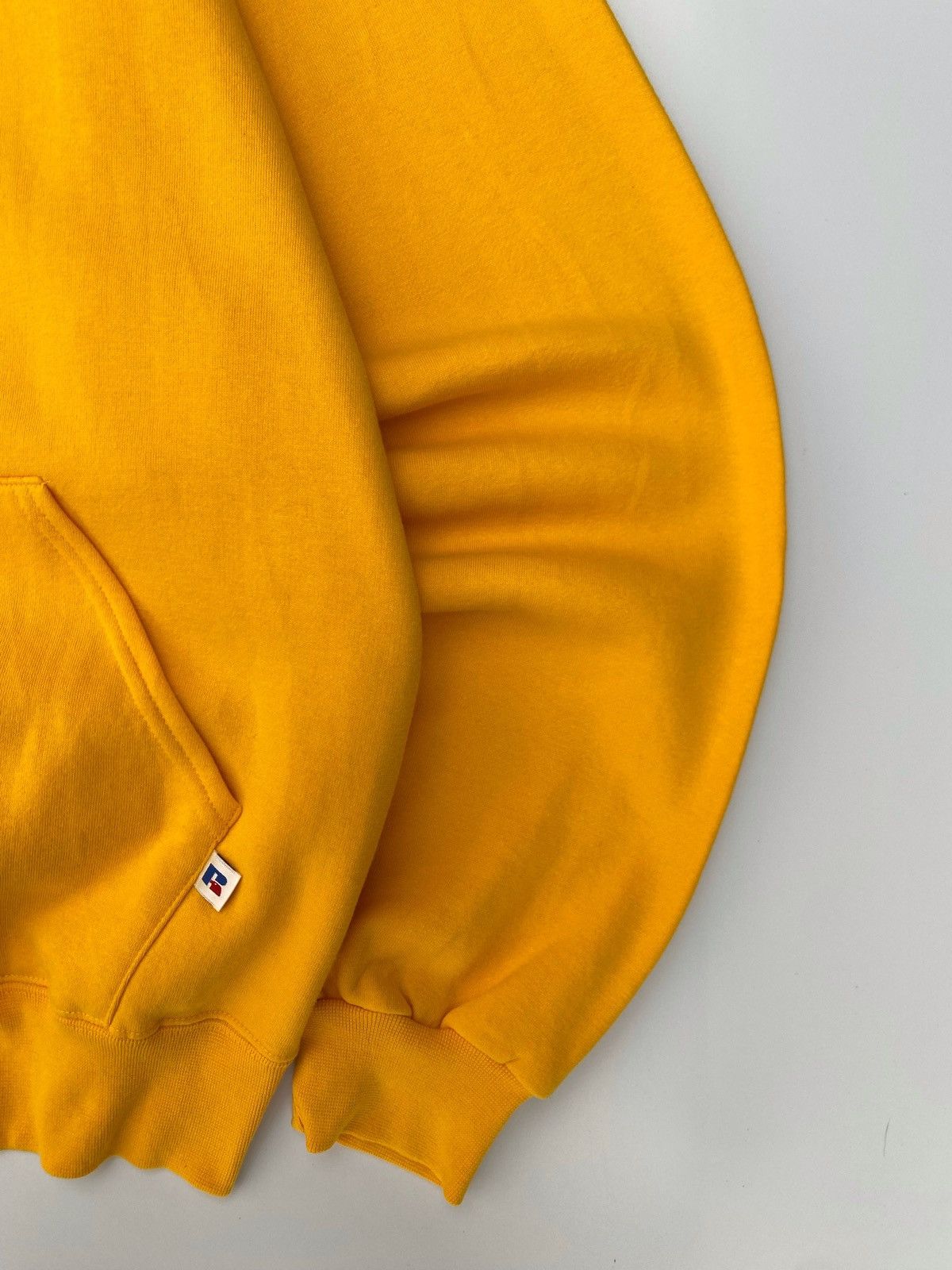 Russell Athletic Vintage Yellow Russell Athletic Boxy Hoodie Size US XL / EU 56 / 4 - 2 Thumbnail