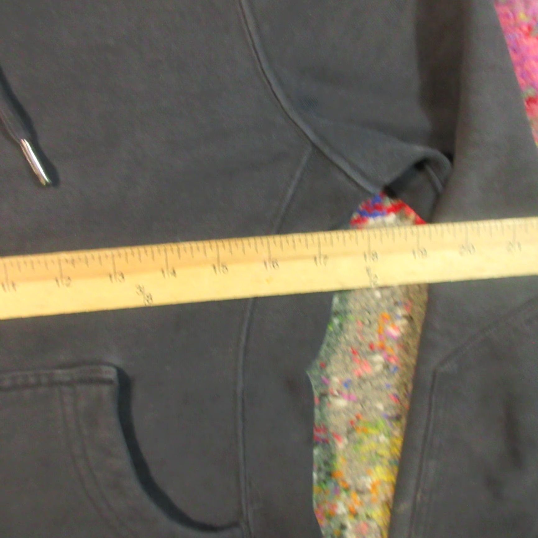 Vintage American Giant Hoodie Womens XS Black heavy Cotton Fleece Full Zip USA Size XS / US 0-2 / IT 36-38 - 4 Thumbnail