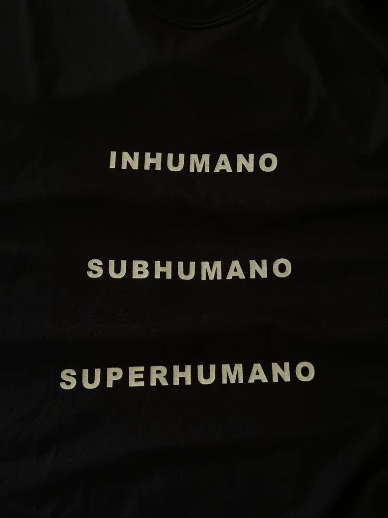 Rick Owens Rick Owens Copywriting printed text short sleeve Size US S / EU 44-46 / 1 - 4 Thumbnail