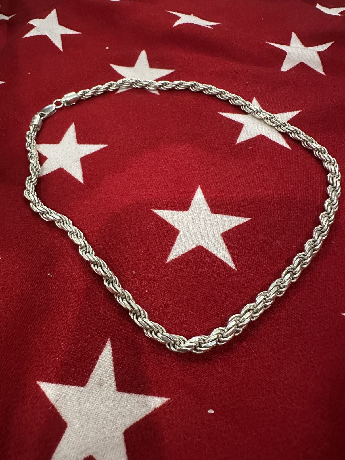 Sterling Silver 925 Braided Chocker Chain Size ONE SIZE - 1 Thumbnail