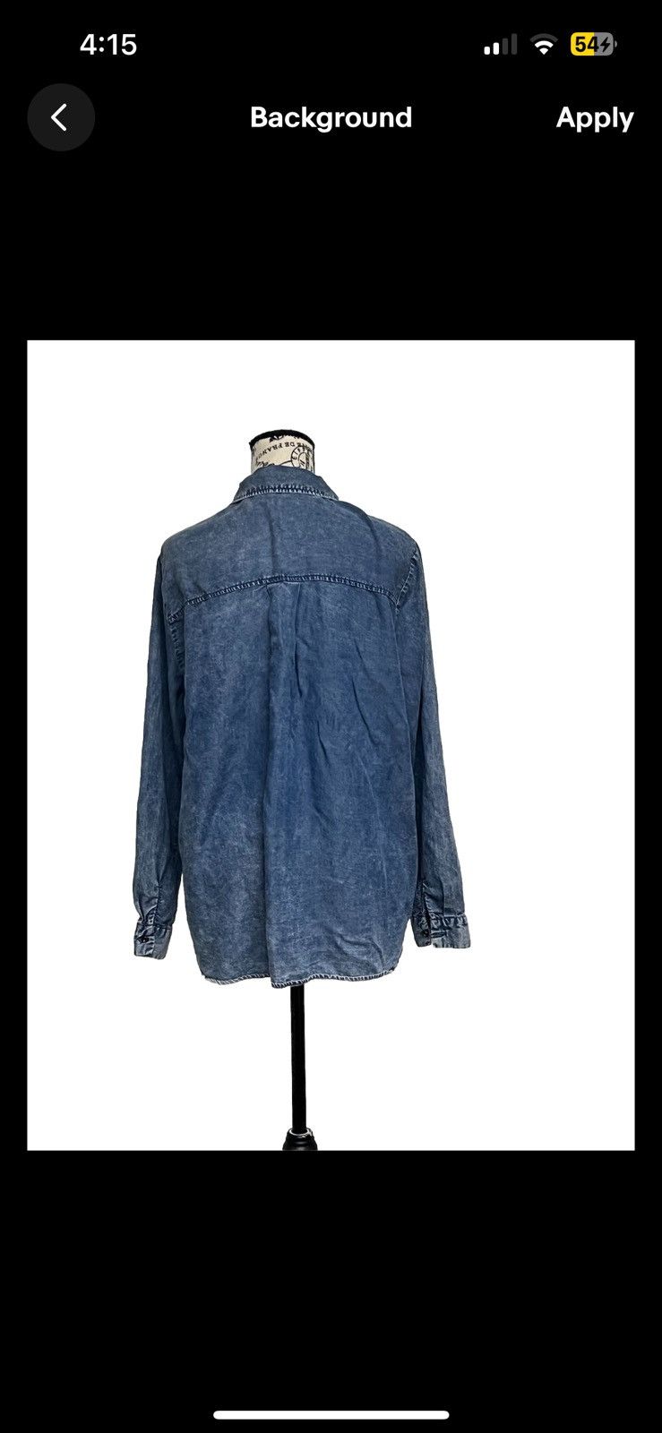 Anthropologie jane & delancey top Did Wash Chambray Button Up Grunge L Size L / US 10 / IT 46 - 4 Thumbnail