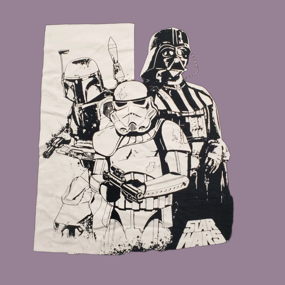 Star Wars Star Wars T-Shirt Mens XL Black Short Sleeve Crew Neck Graphic Print Cotton Size US XL / EU 56 / 4 - 1 Thumbnail