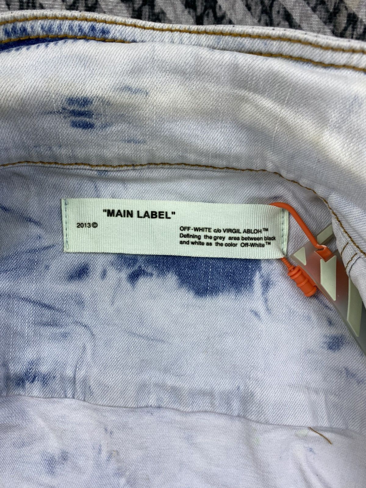 Off-White 2013 OFF-WHITE c/o VIRGIL ABLOH Denim Jacket Size US S / EU 44-46 / 1 - 12 Thumbnail