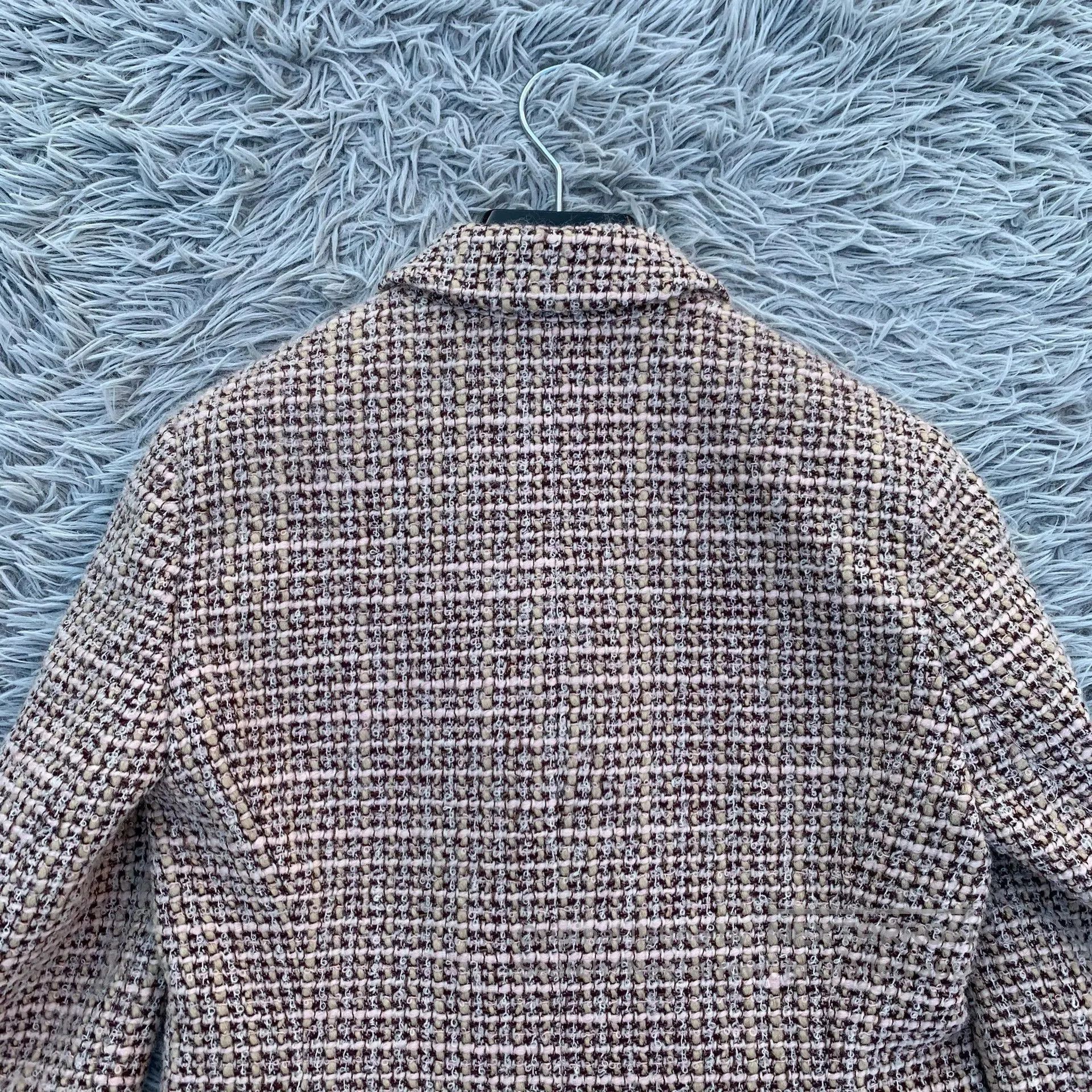 Dior Dior Wool Coat with Woven Badge. Size US S / EU 44-46 / 1 - 6 Thumbnail