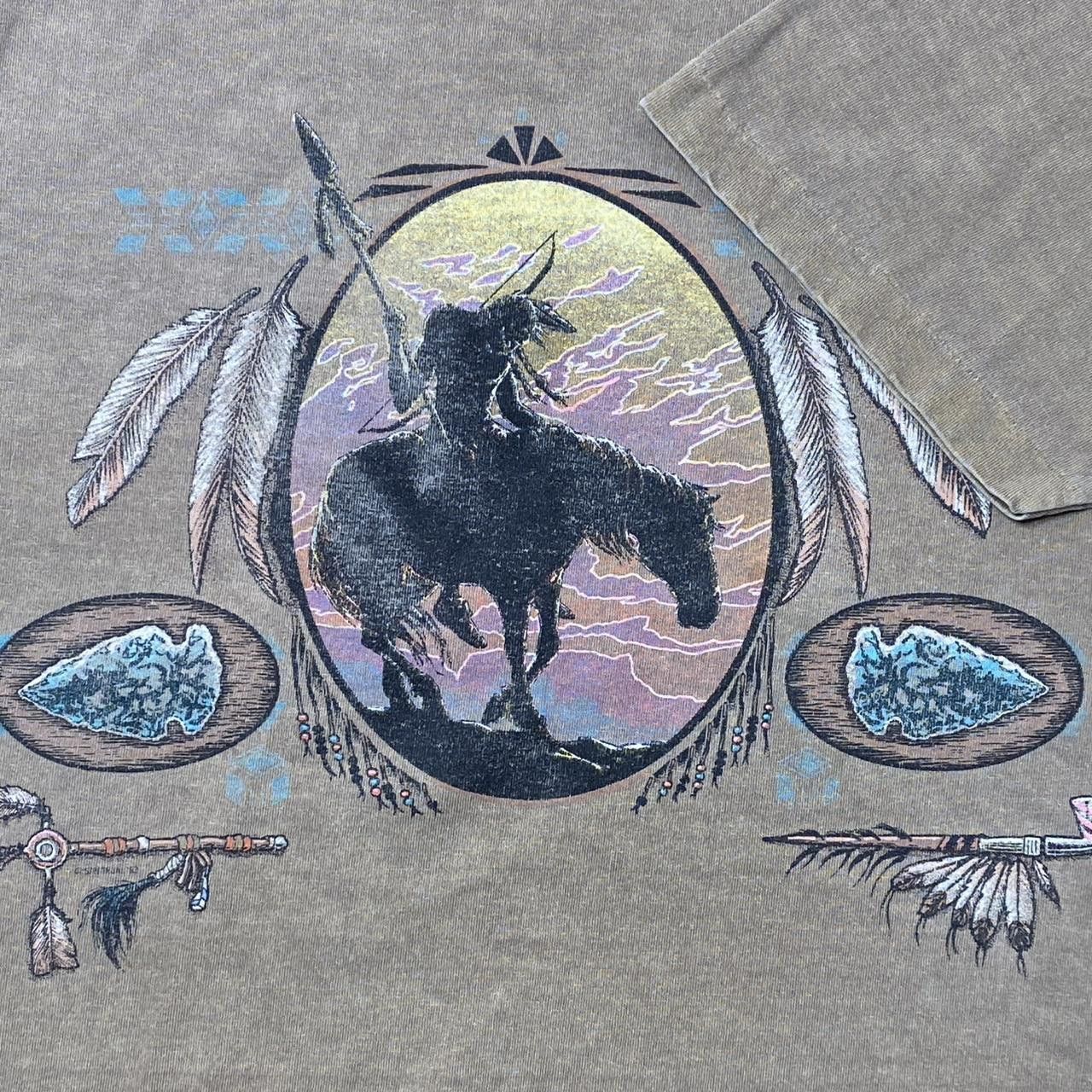 Other Vintage Native American Tan Nature Tee Size XL Size US XL / EU 56 / 4 - 3 Thumbnail