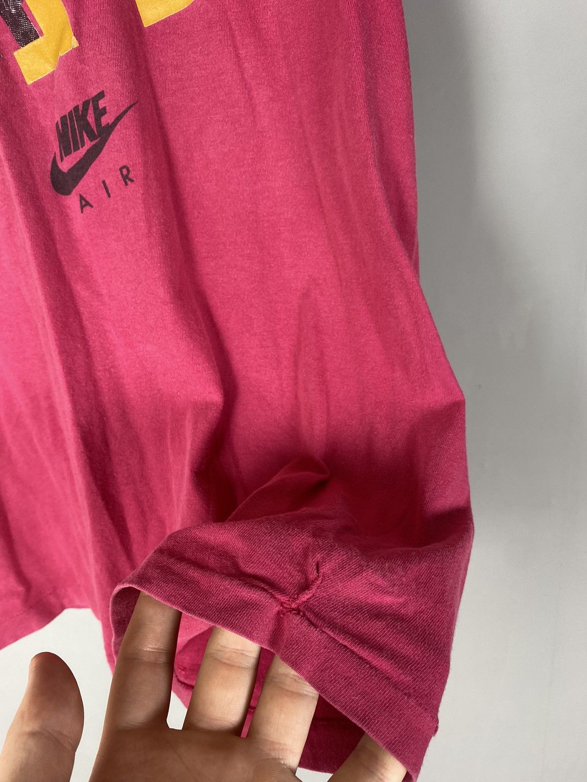 Nike × Vintage Vintage 90s Nike big logo tee T-shirt Size US M / EU 48-50 / 2 - 4 Thumbnail