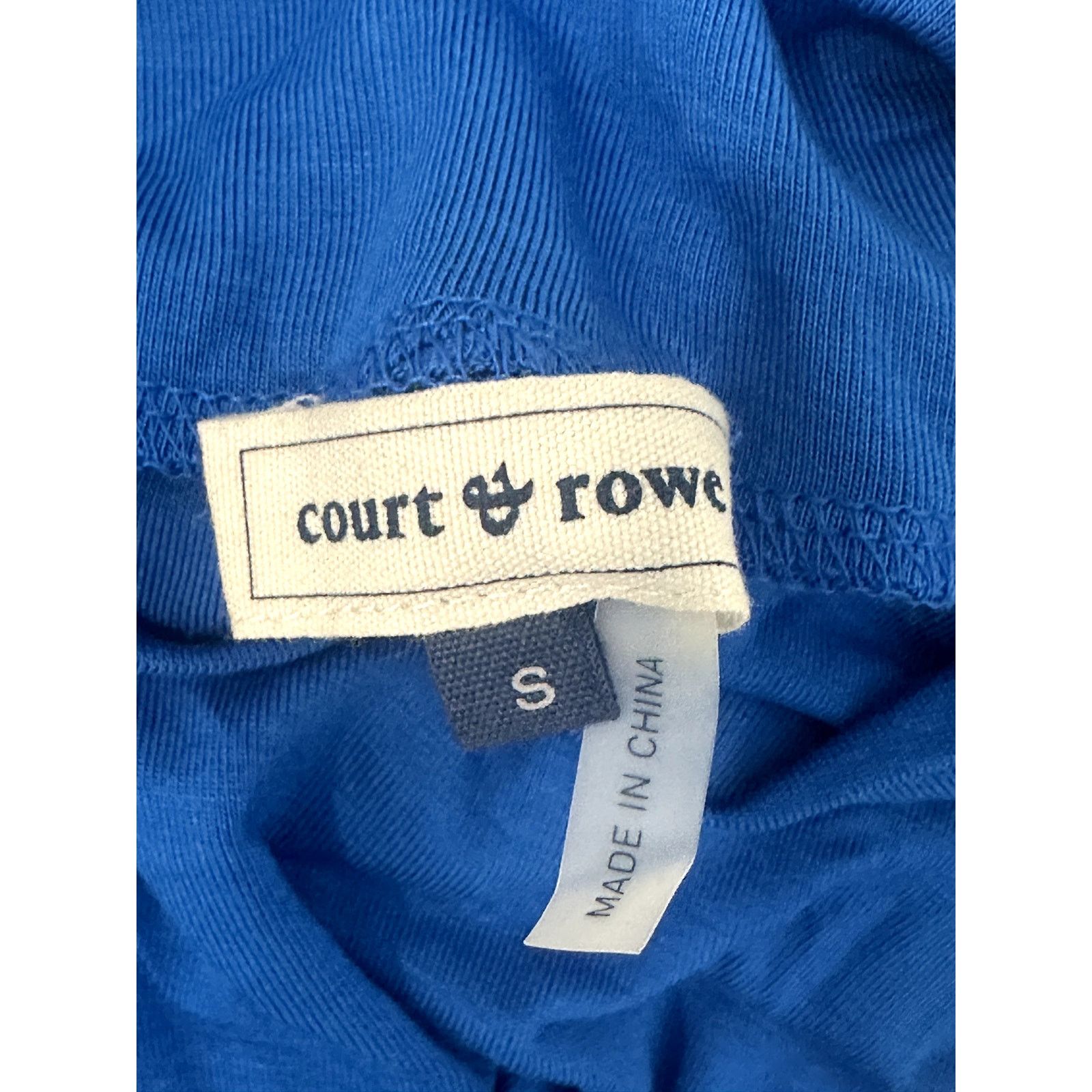 Other Court & Rowe Womens Blue Sleeveless Turtle Neck Blouse S NWT Size S / US 4 / IT 40 - 8 Thumbnail