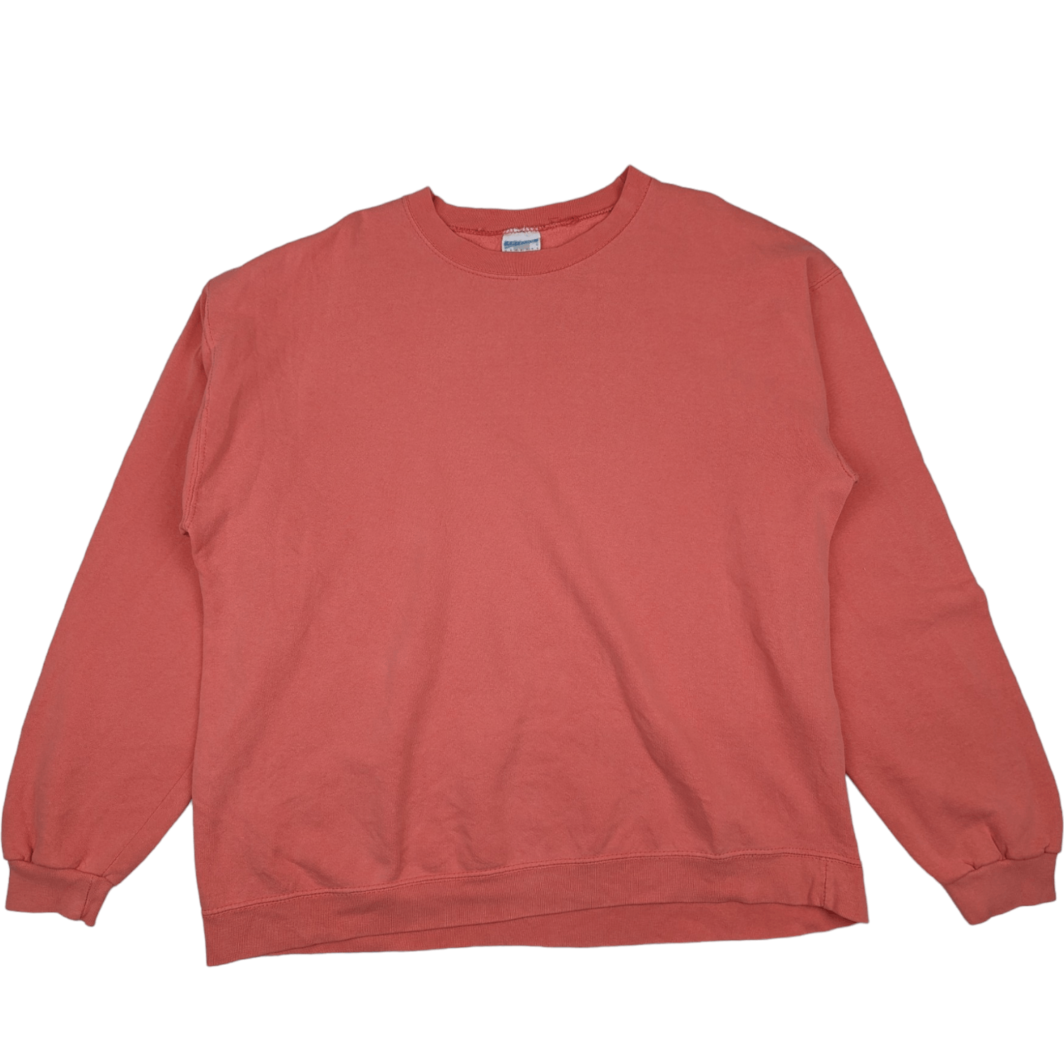 Vintage Vintage 90's CHEETAH Plain Peach Jumper Sweatshirt Size US L / EU 52-54 / 3 - 3 Thumbnail