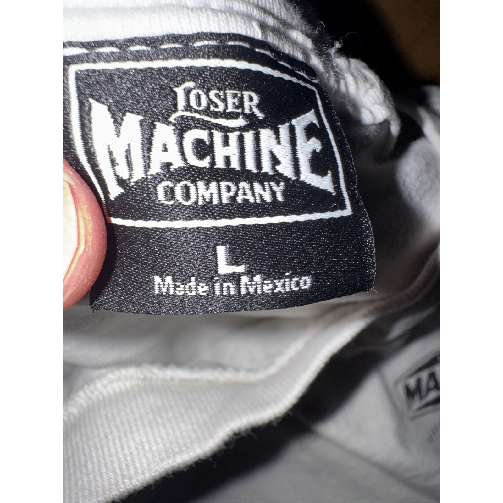 Loser Machine Company Loser Machine T-Shirt White Large 22x28 Skater Choppers Size US L / EU 52-54 / 3 - 8 Thumbnail