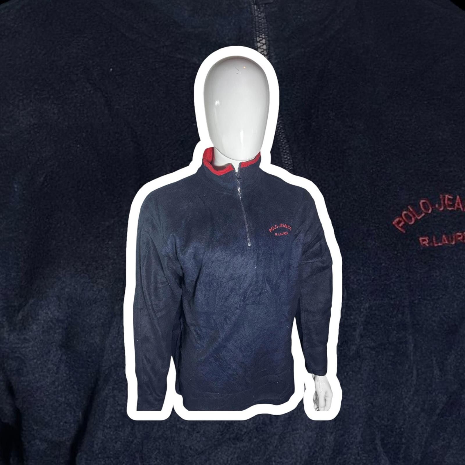Polo Ralph Lauren Polo Jean Co. Quarter Zip Pullover - Stylish and Comfy Size US L / EU 52-54 / 3 - 1 Thumbnail