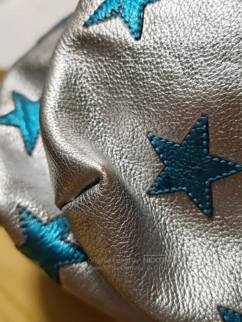 Saint Laurent Paris Saint Laurent Paris Blue Star Leather Backpack Size ONE SIZE - 7 Thumbnail