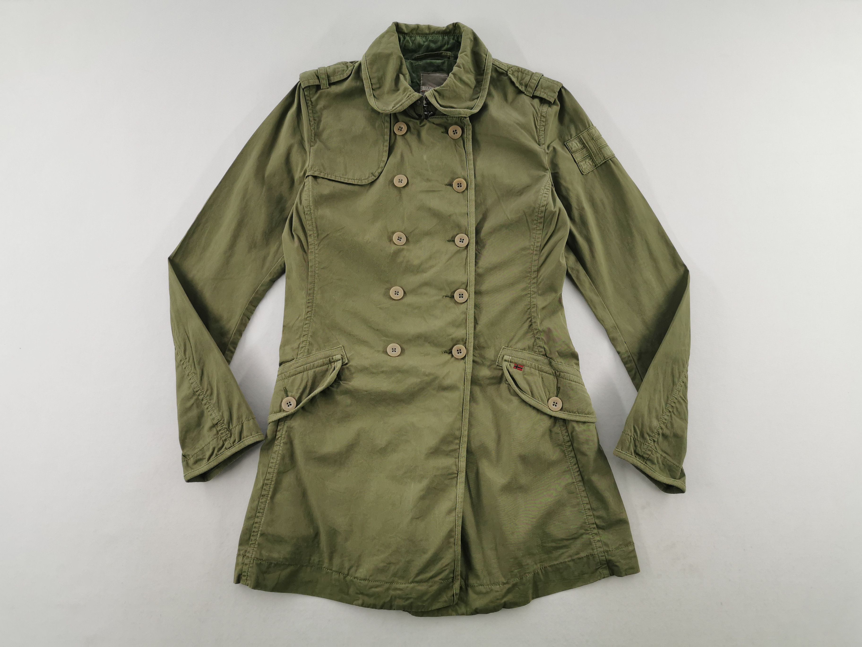 Napapijri Vintage 90's Napapijri Parka Long Jacket Size M Size US M / EU 48-50 / 2 - 4 Thumbnail