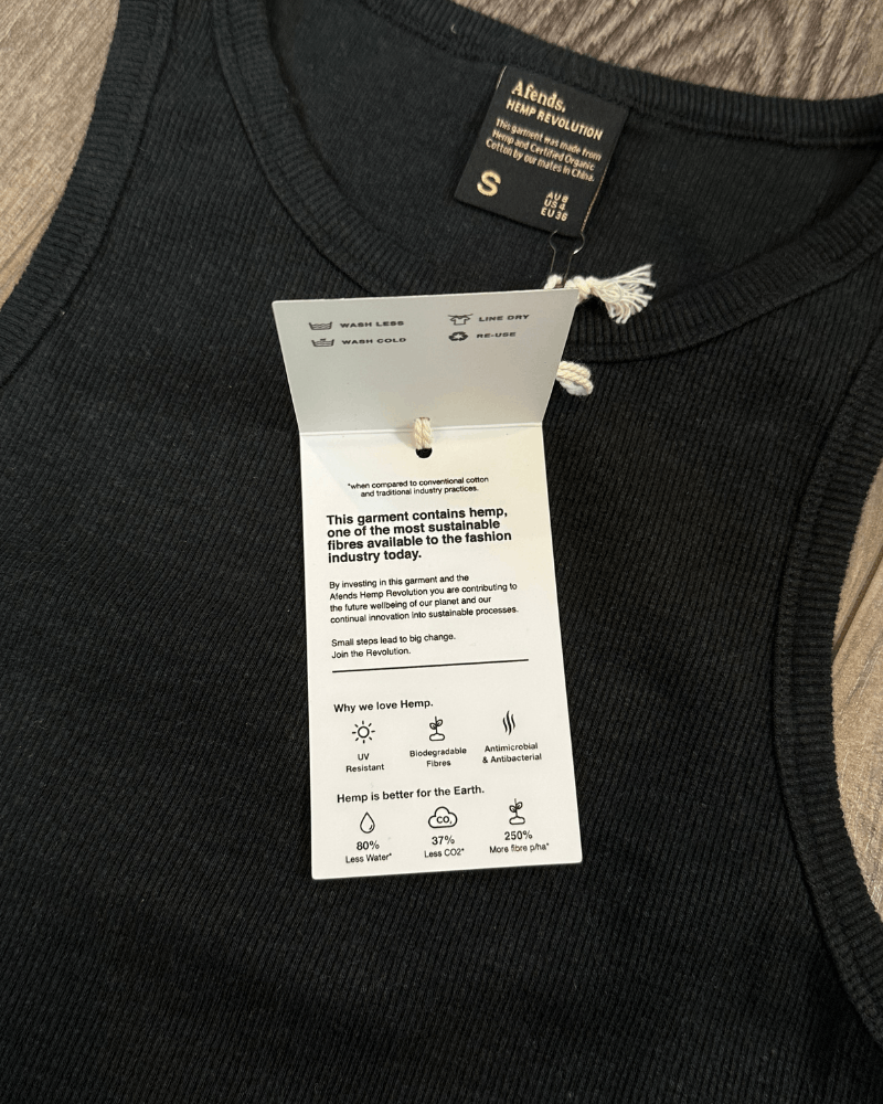 Afends NWT Afends - Lydia - Women's Hemp Ribbed Tank Top - Small Size S / US 4 / IT 40 - 3 Thumbnail