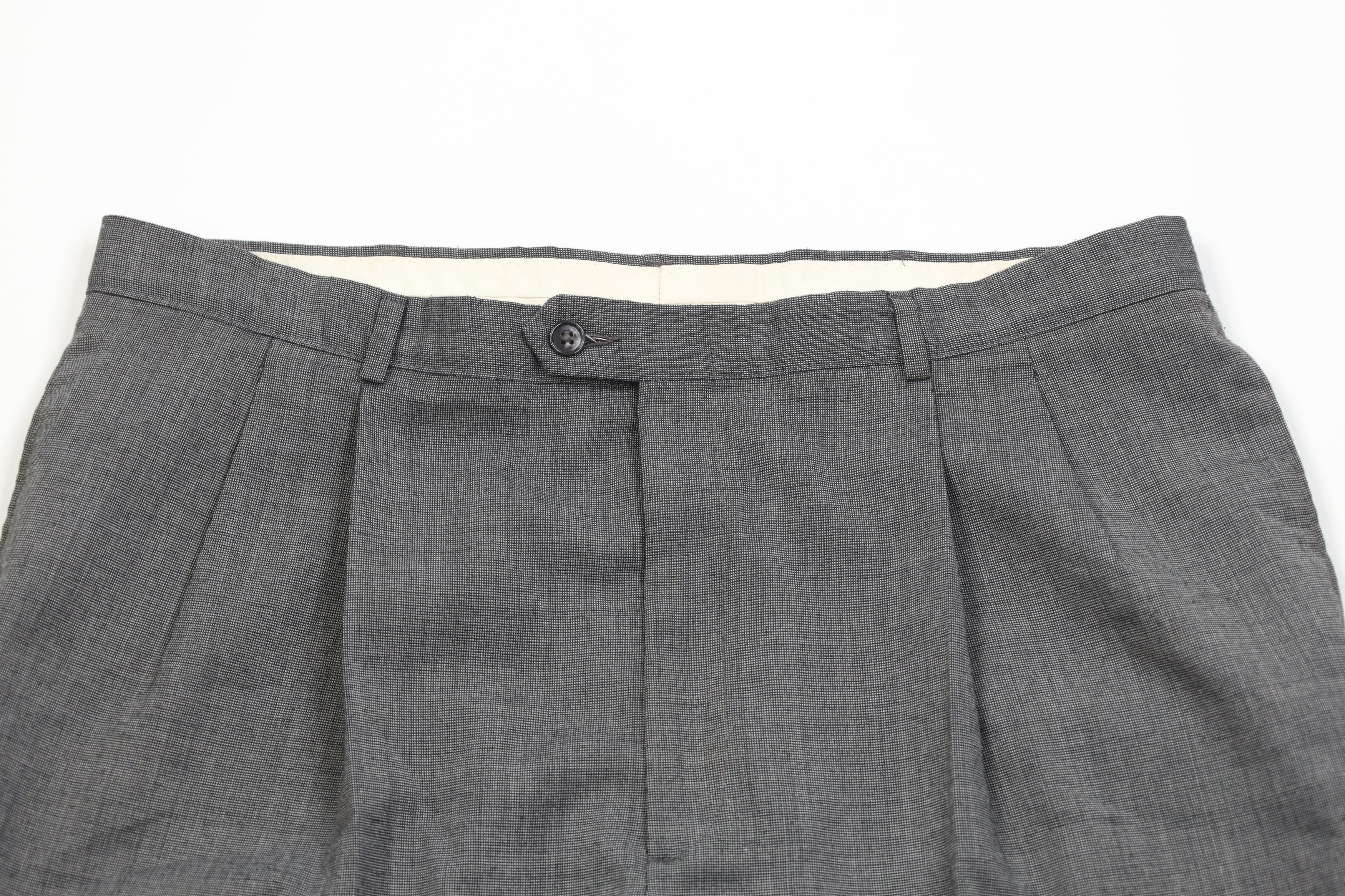 Vintage Vintage 90s Streetwear Wool Blend Wide Leg Chino Pants USA Size US 38 / EU 54 - 2 Thumbnail