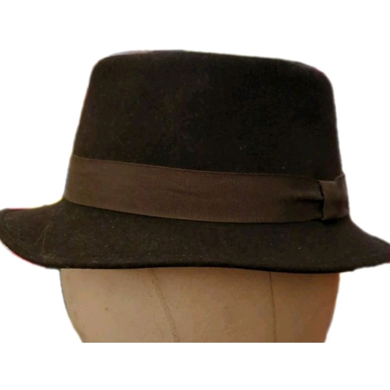 Vintage Bollman Fedora Hat Brown Wool Fur Deluxe Double X Sz 7 1/4 Mens Product Title Size ONE SIZE - 2 Thumbnail
