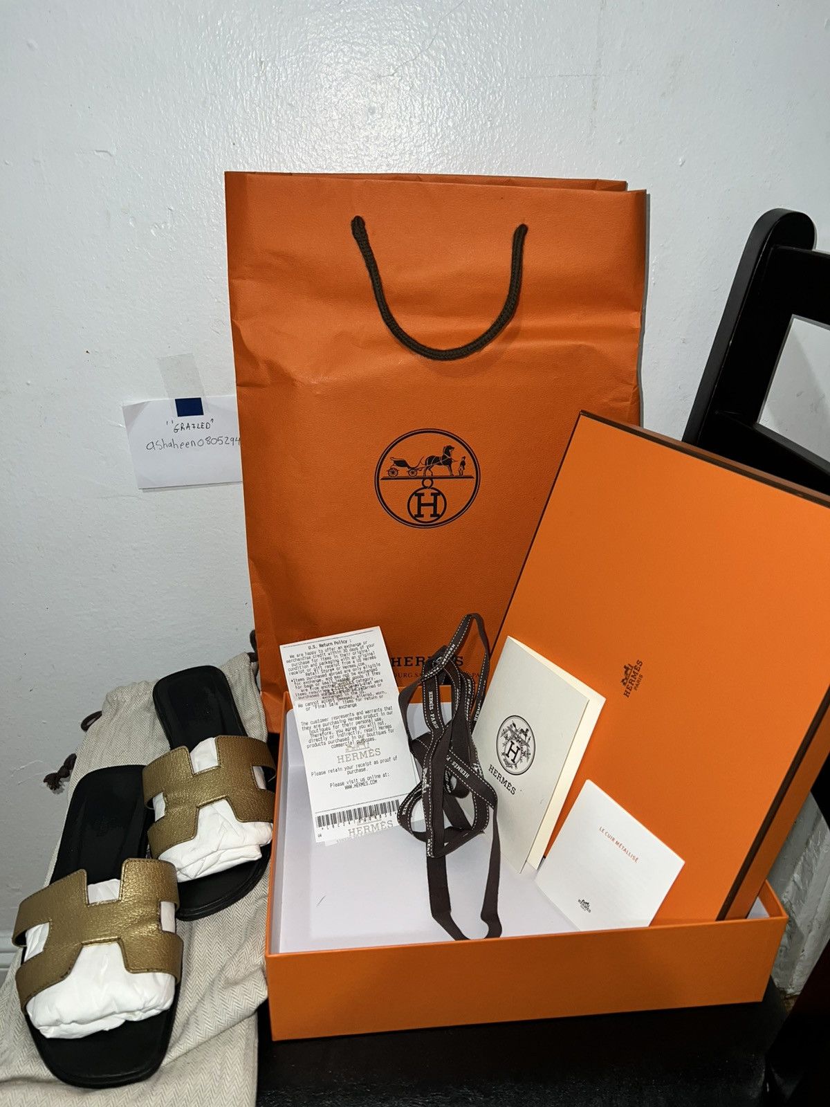 Hermes Hermes sandals Slip on Slippers Slides Size US 7 / IT 37 - 1 Thumbnail