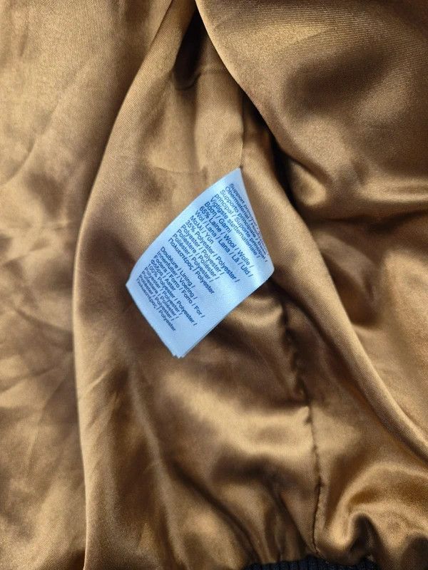 Supreme Supreme Men's Black Brown Wool Bomber Jacket Size M Size US M / EU 48-50 / 2 - 8 Thumbnail
