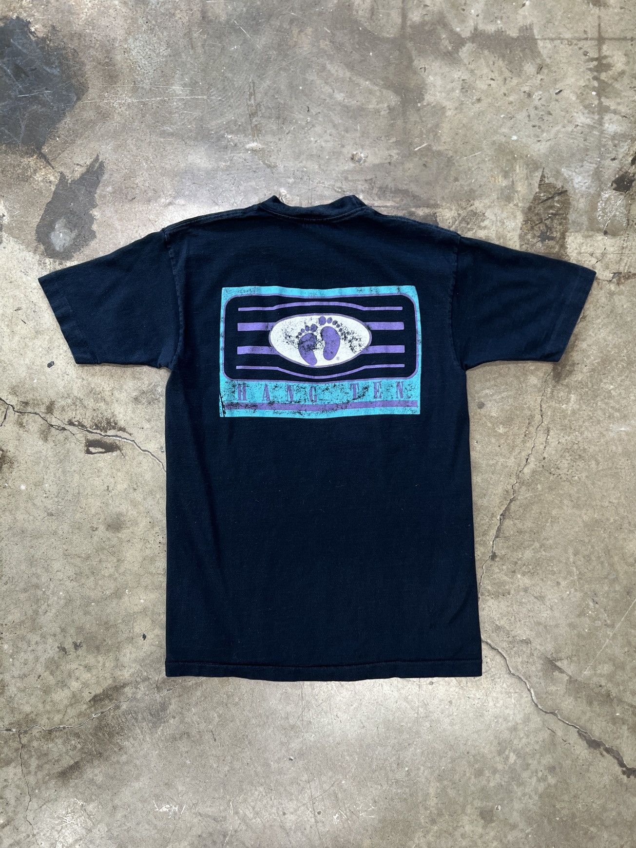 Vintage Vintage 90s Hang Ten Surf Shop Single Stitch Tee Large Size US L / EU 52-54 / 3 - 2 Thumbnail
