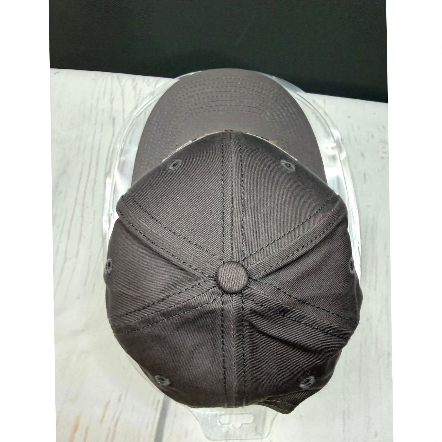 Caterpillar Caterpillar Hat Mens Grey Embroidered Patch Adjustable Workwear Cap OSFA Size ONE SIZE - 6 Thumbnail
