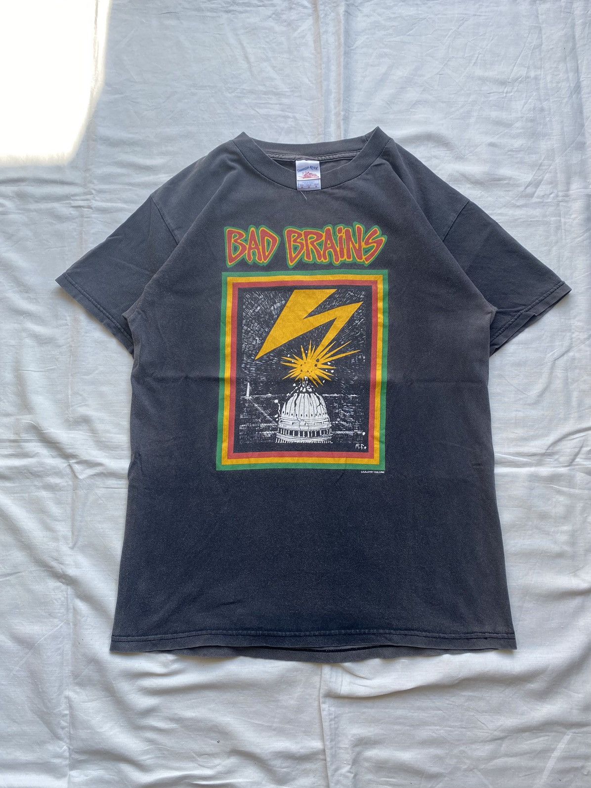 Band Tees × Vintage Bad Brains Band Vintage Faded Size US M / EU 48-50 / 2 - 8 Thumbnail