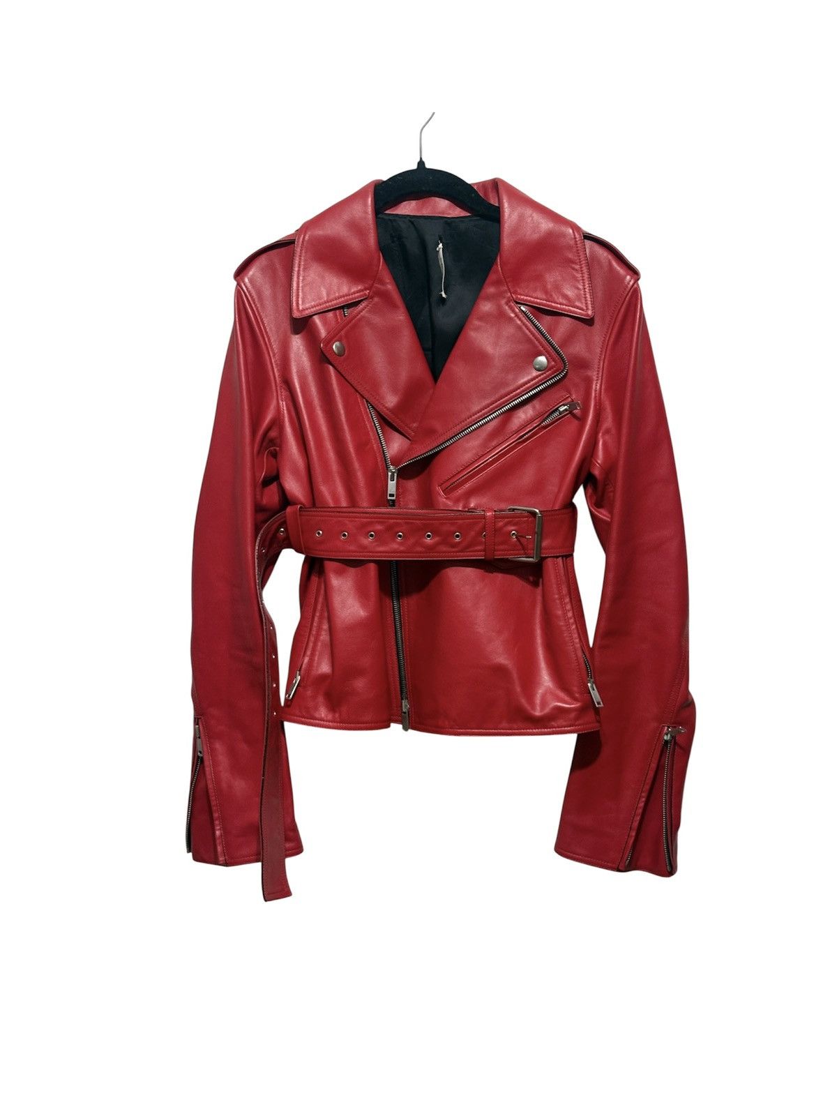 Celine Celine Phoebe Leather biker jacket Size XS / US 0-2 / IT 36-38 - 1 Thumbnail