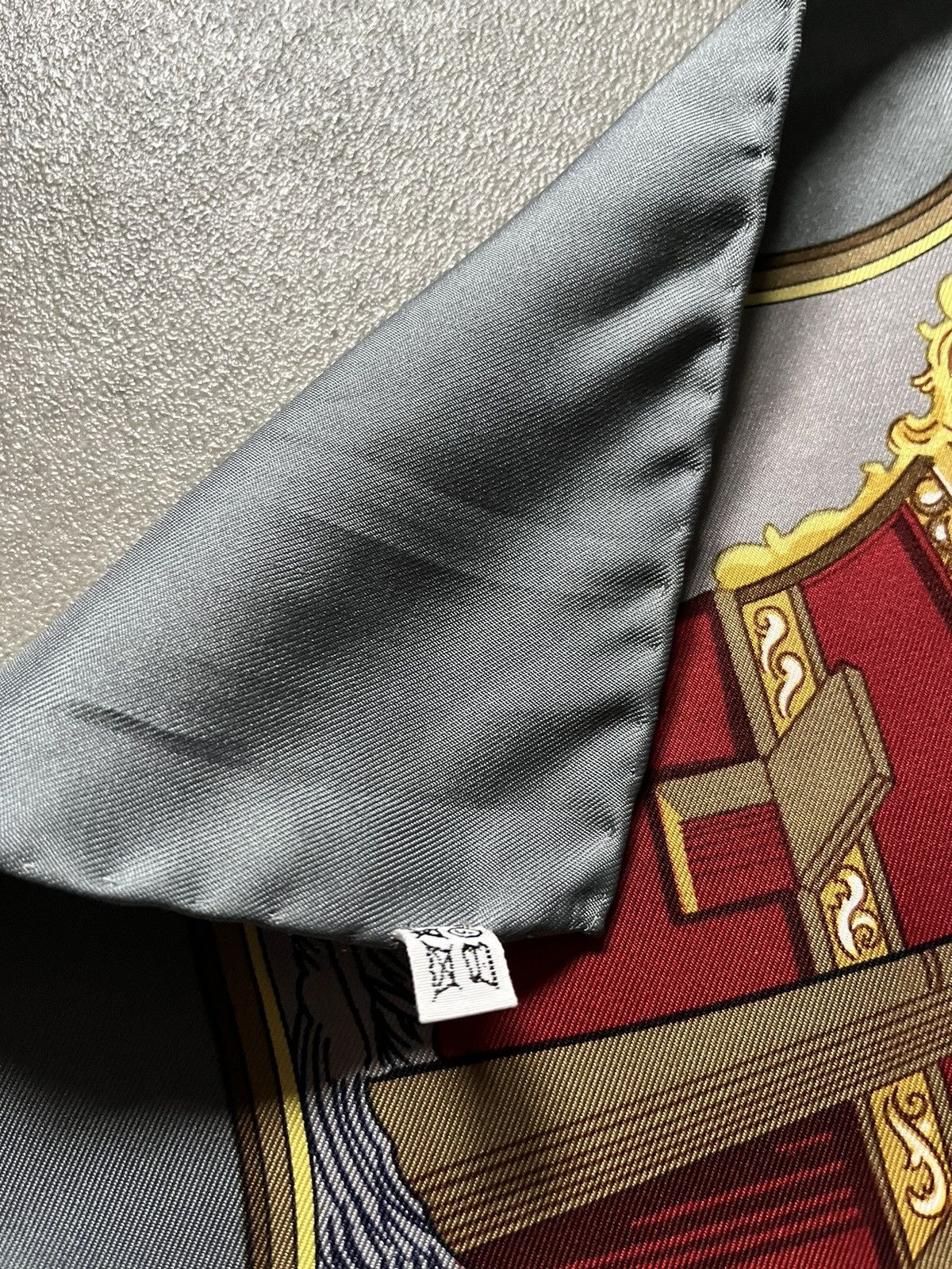 Hermes Hermes silk scarf Grande Marine Marie-Francoise Heron 1979 Size ONE SIZE - 13 Thumbnail