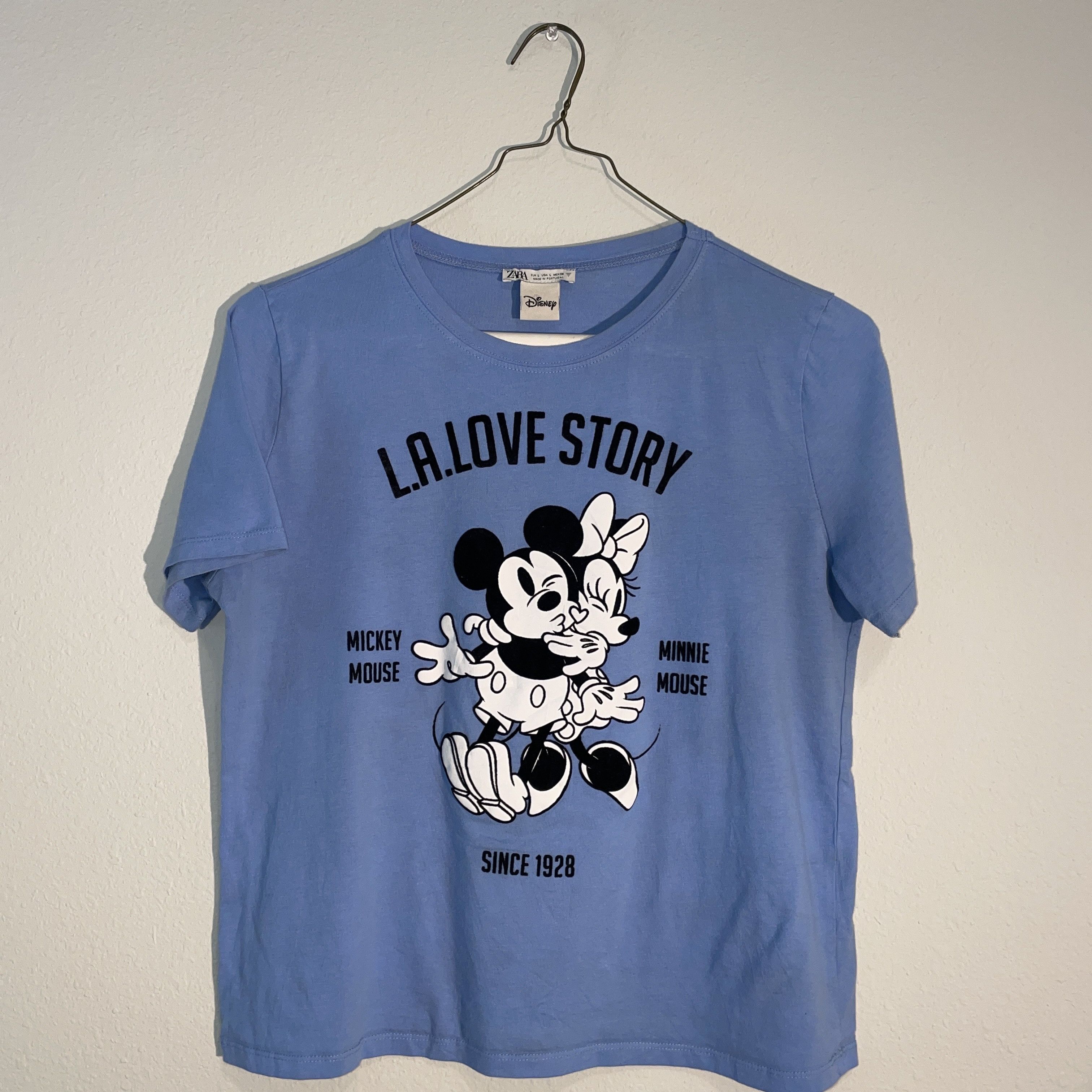 Disney Womens Disney Zara Mickey Mouse & Minnie Mouse Top Size L / US 10 / IT 46 - 1 Thumbnail
